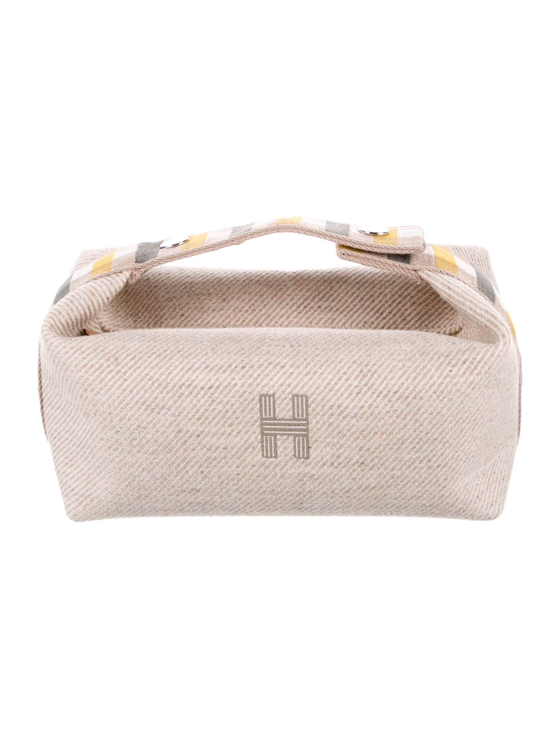 Hermès Small Toile Bride-A-Brac Case