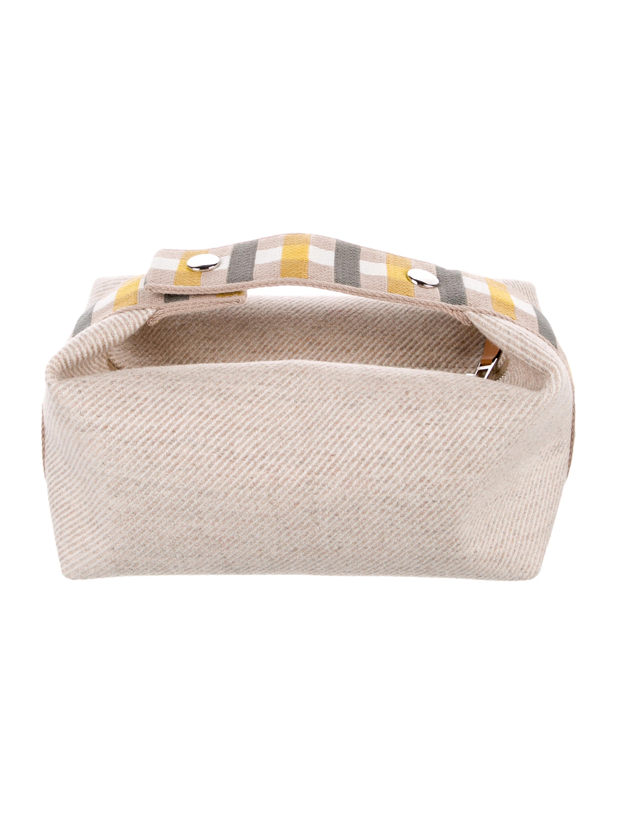 Hermès Small Toile Bride-A-Brac Case