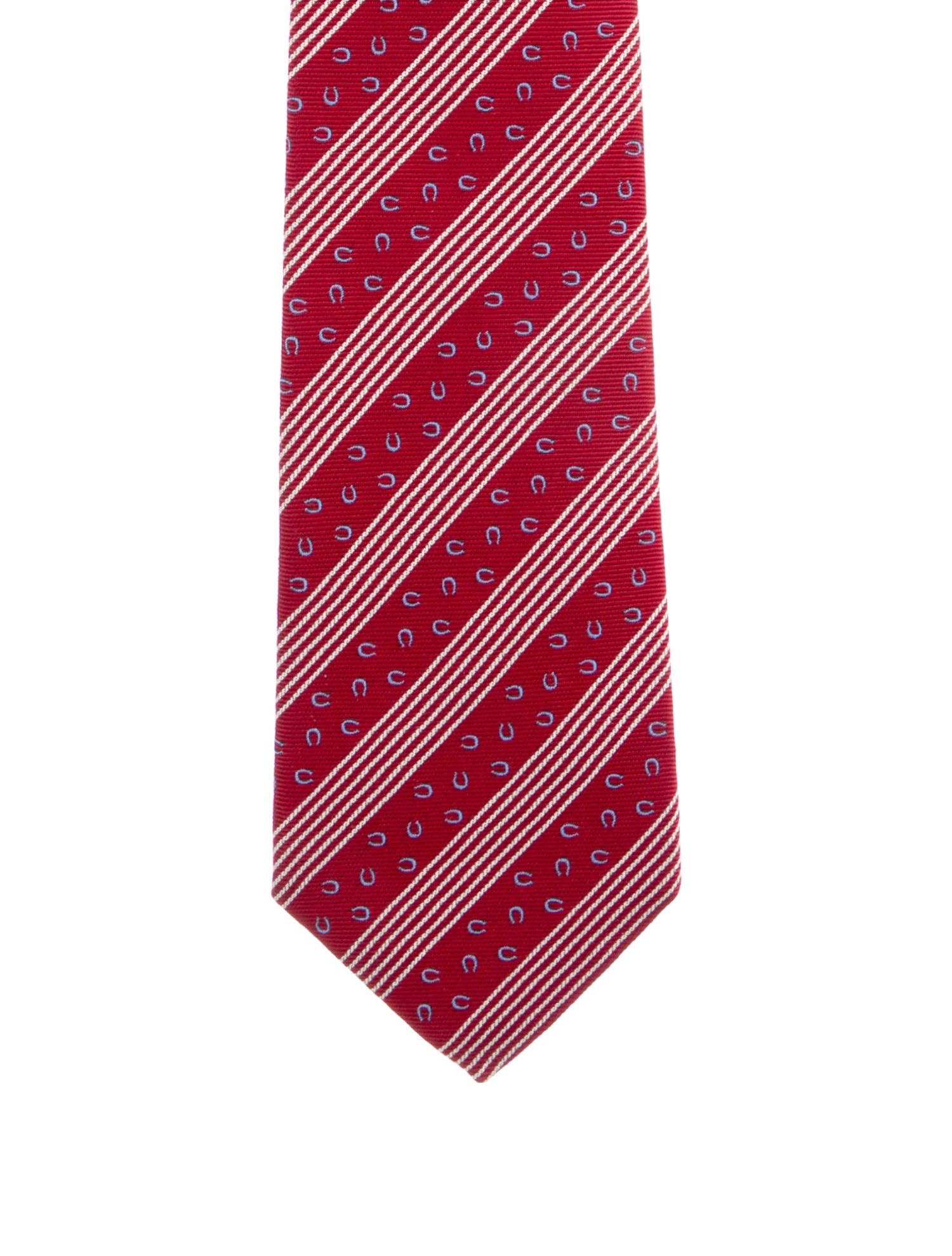 Hermès Hermès Striped Silk Necktie