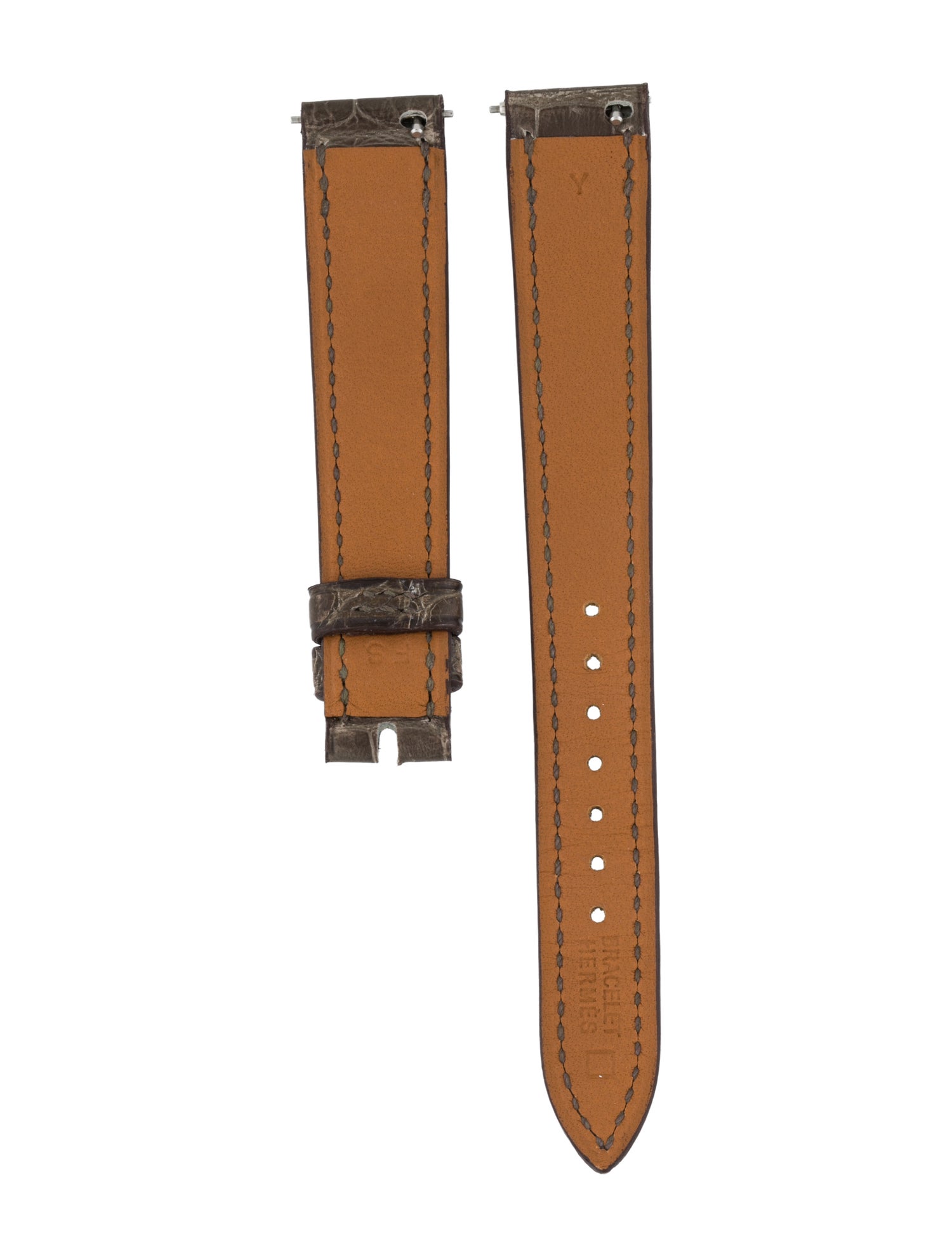 Hermès 14mm Leather Watch Strap