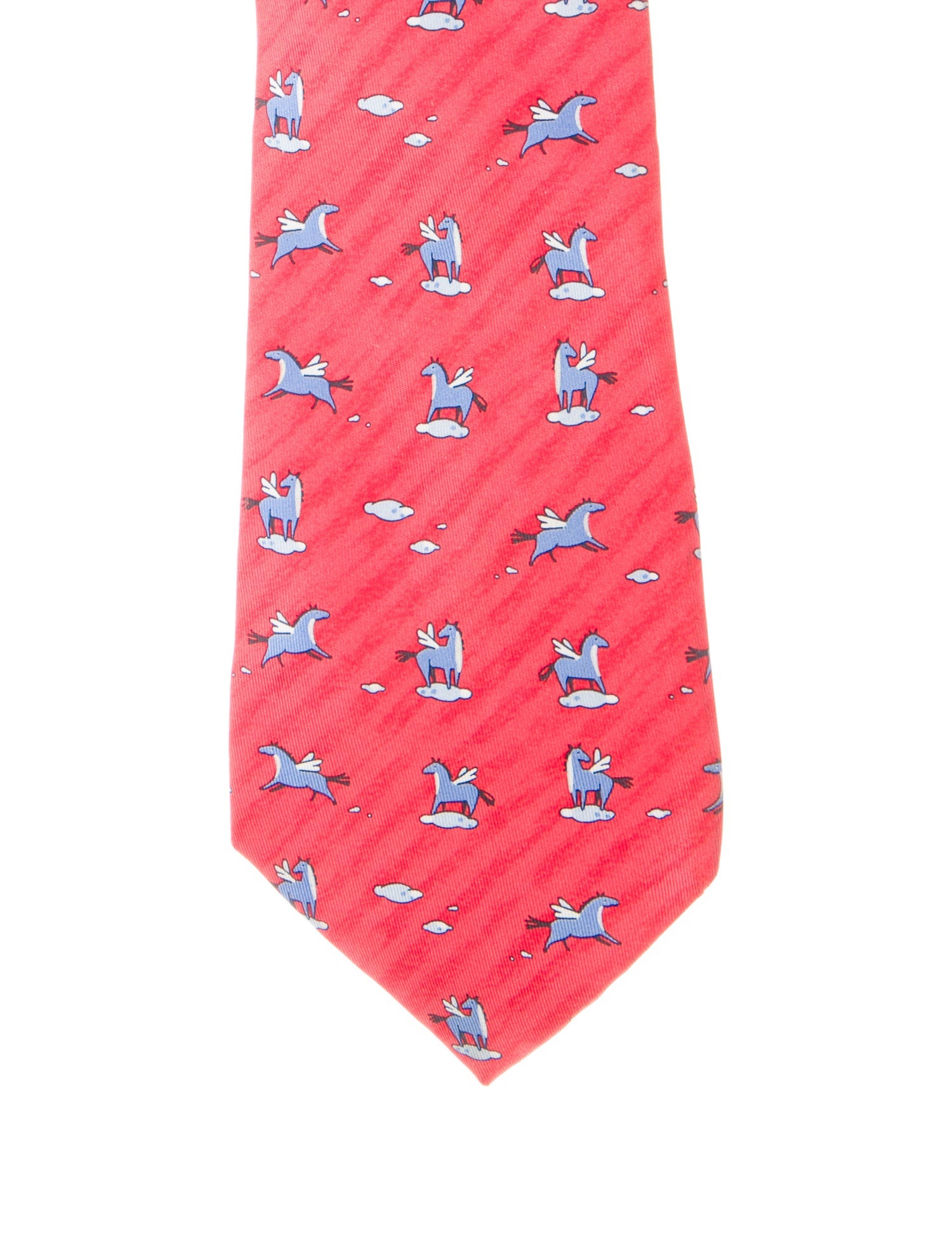 Hermès pattern silk tie