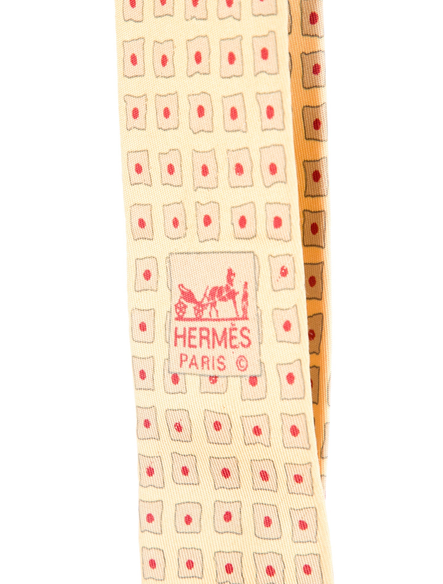 Hermès Patterned Tie