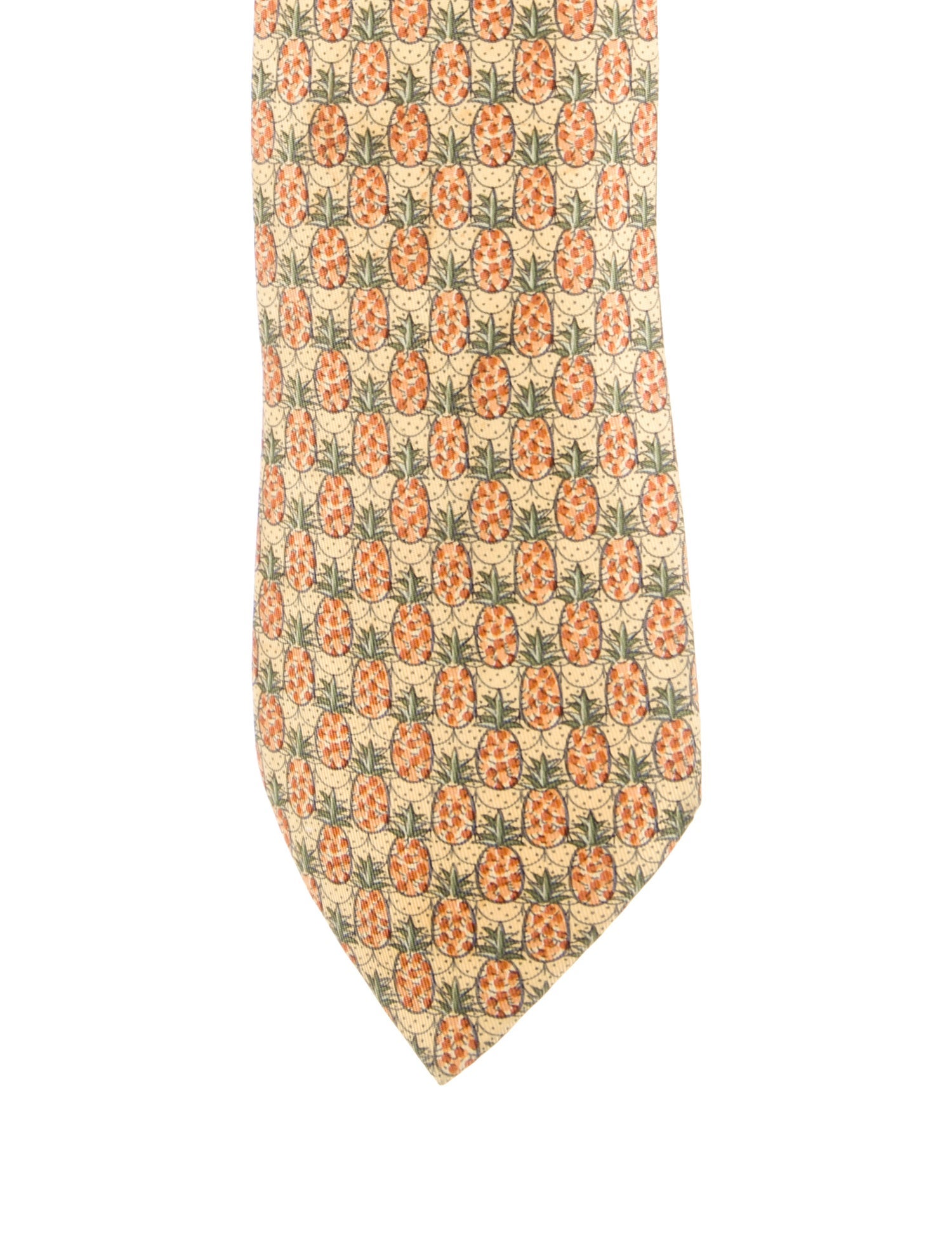 Hermès Silk Patterned Tie