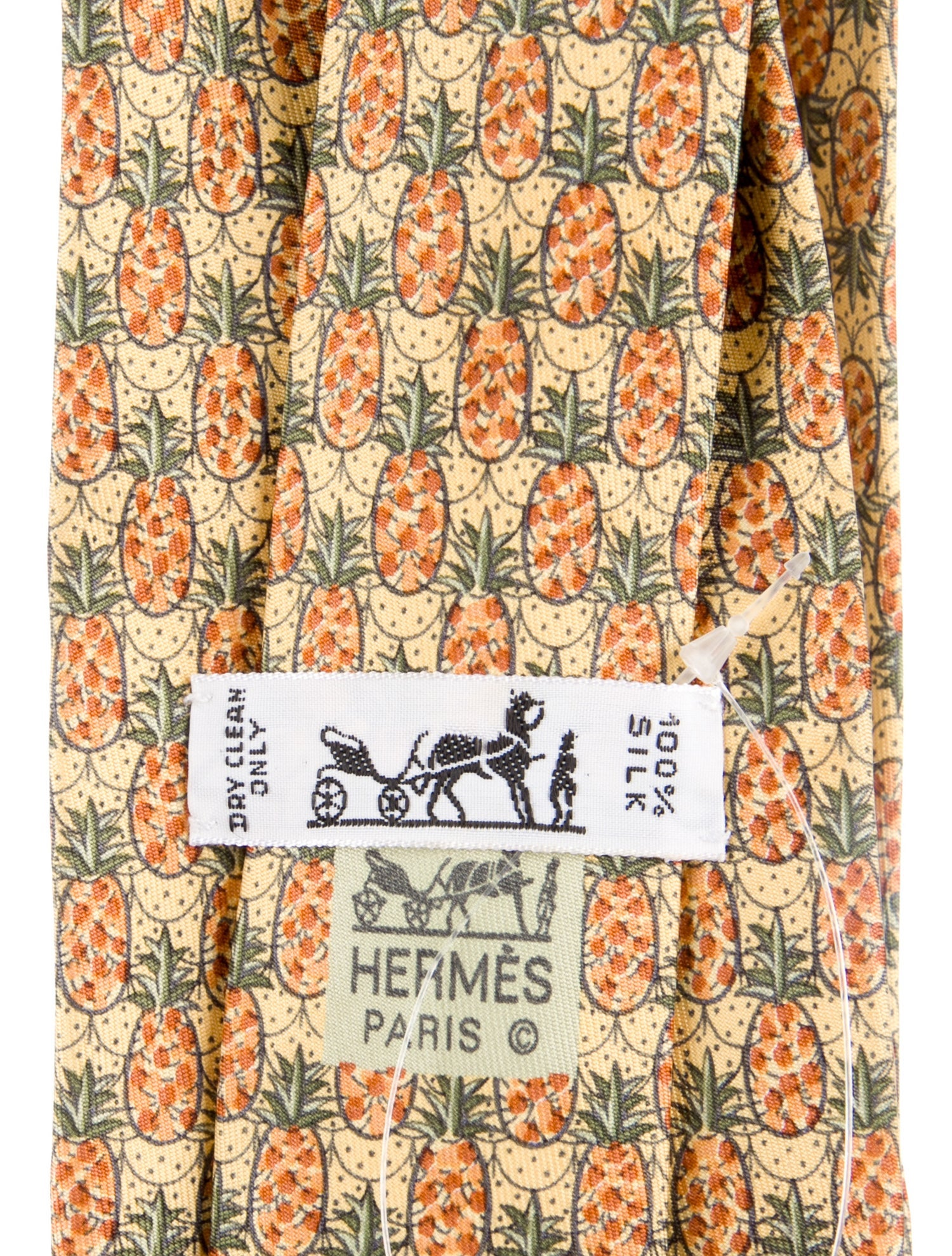 Hermès Silk Patterned Tie