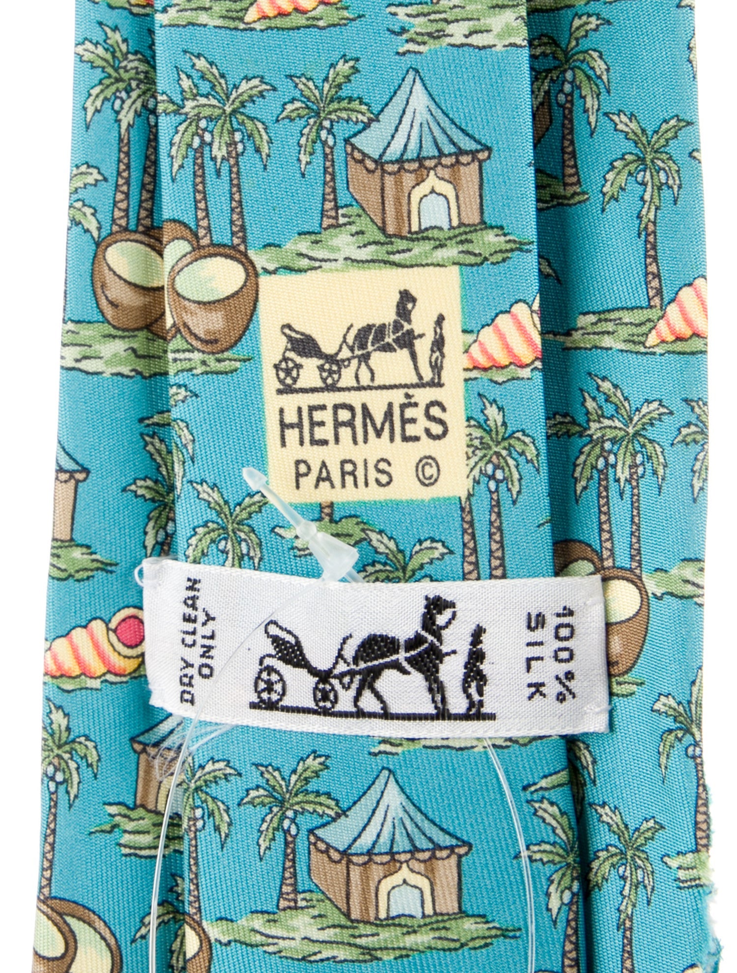 Hermès Silk Patterned Tie