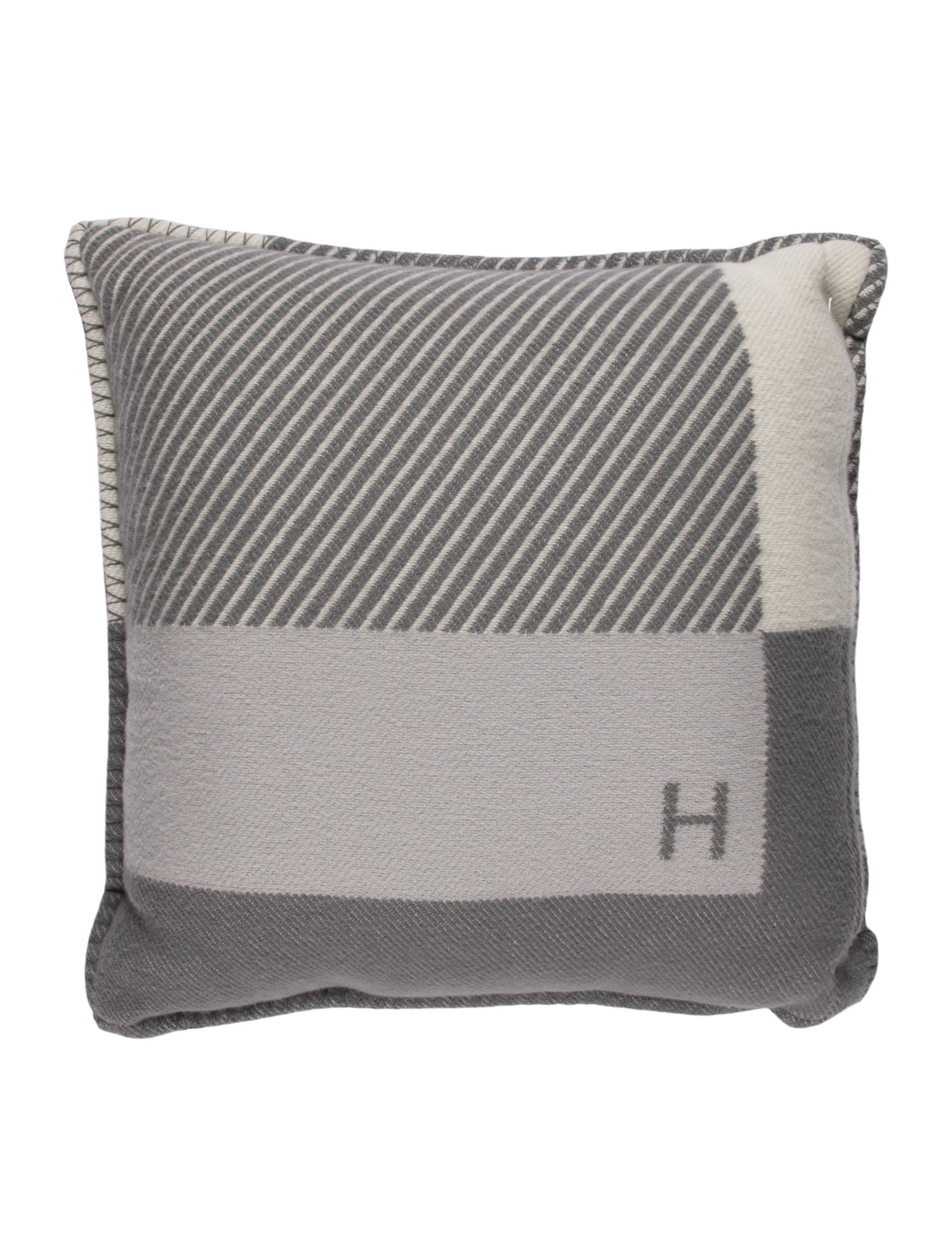 Hermès H Riviera Throw Pillow