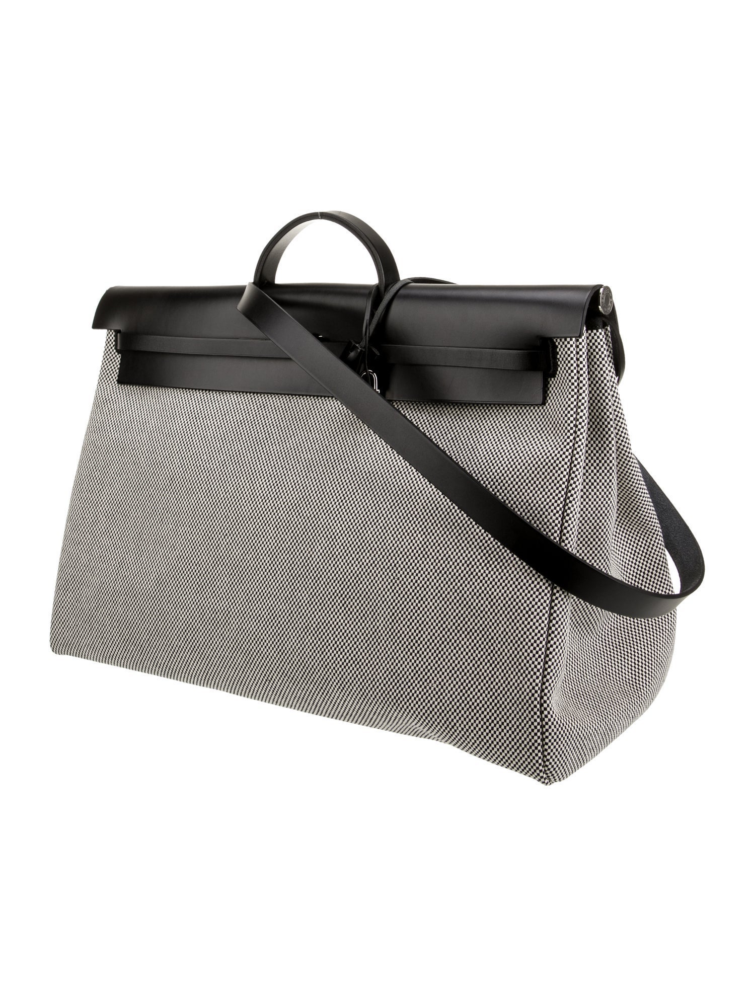 Hermès Toile Criss Viking Herbag Zip Cabine 50