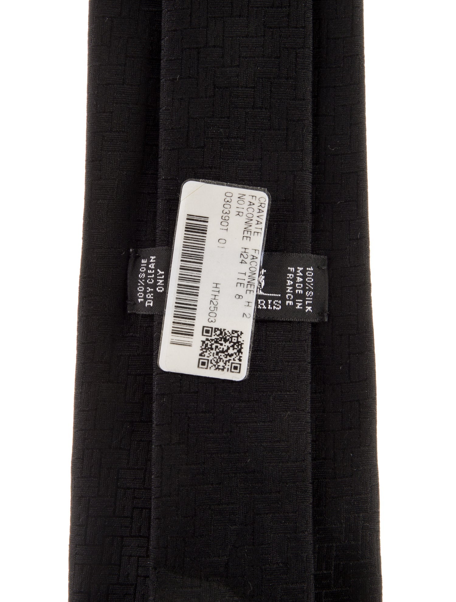 Hermès Silk Textured Tie