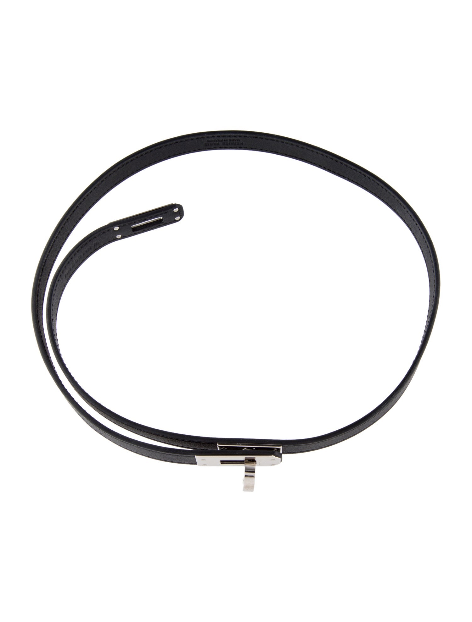 Hermès Leather Kelly Lariat Necklace