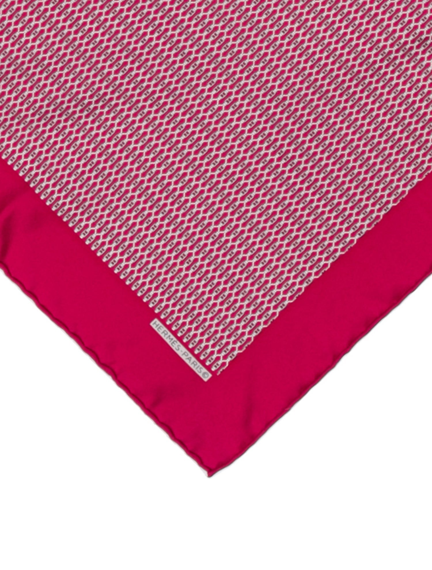 Hermès Silk Pattern Pocket Square
