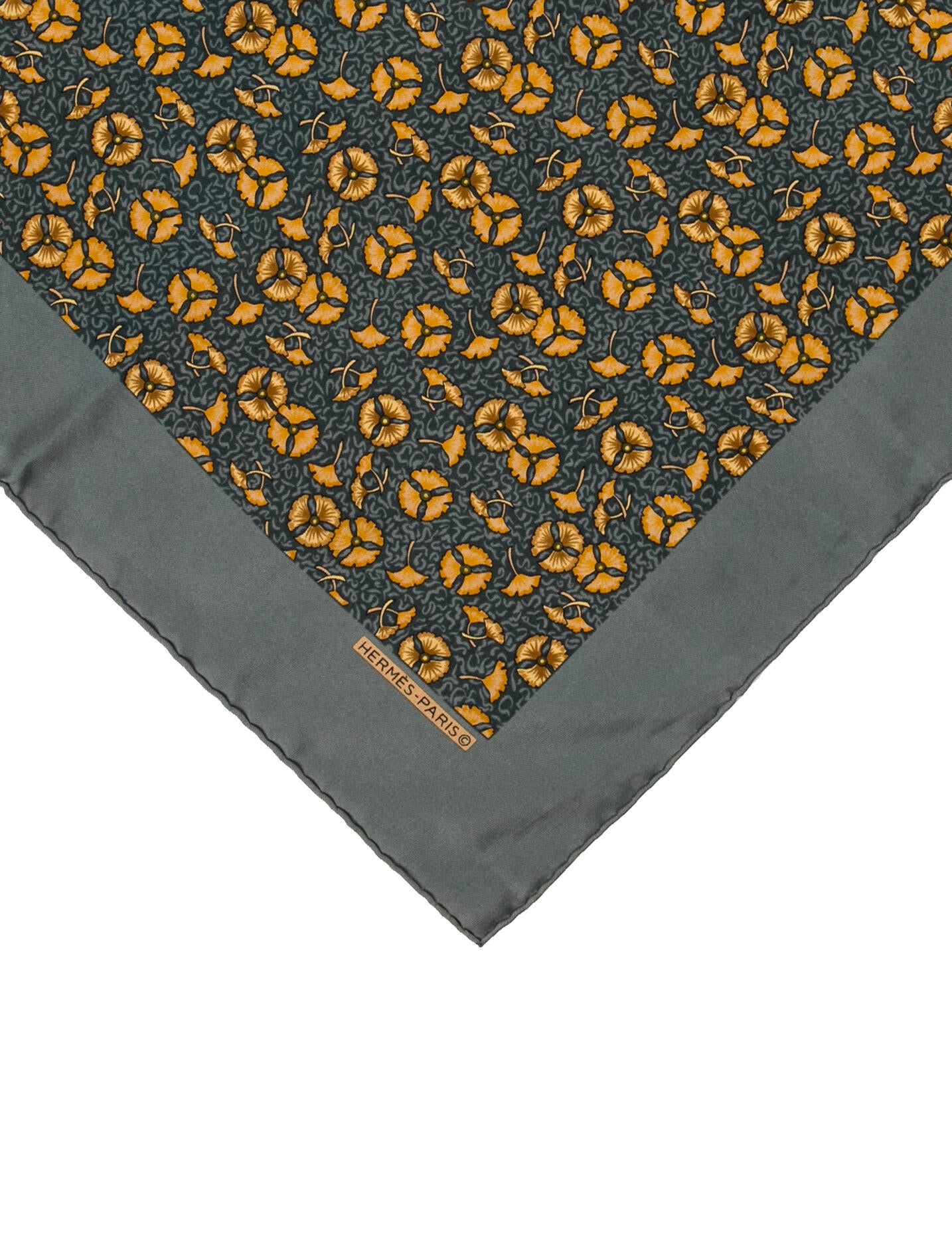Hermès Gingko Silk Scarf