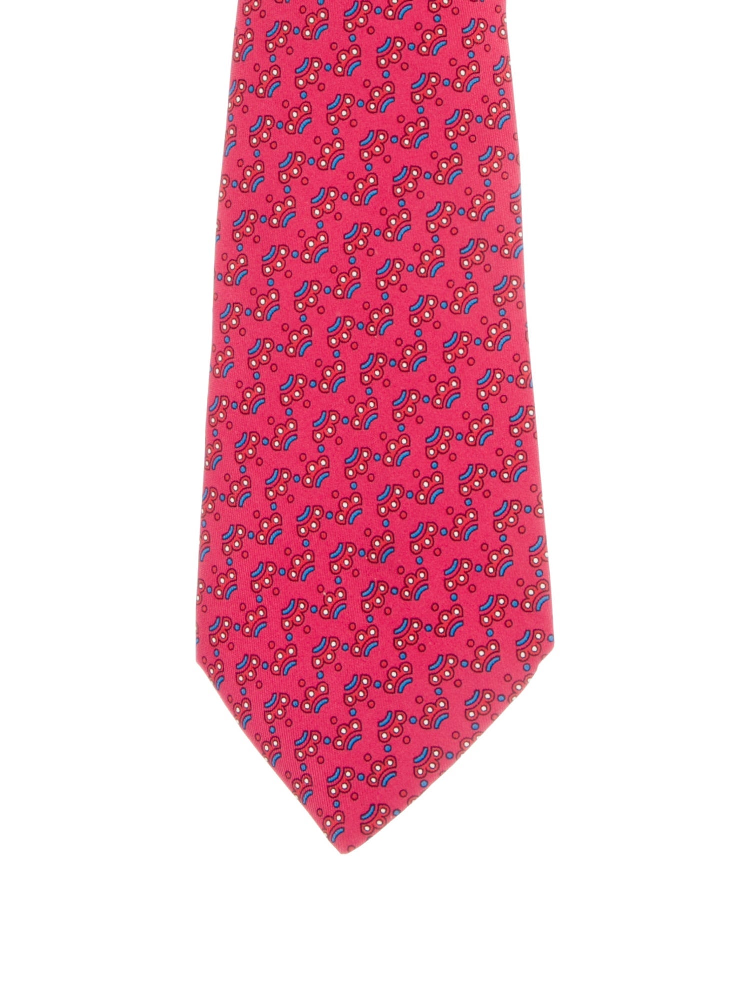 Hermès Silk Printed Tie