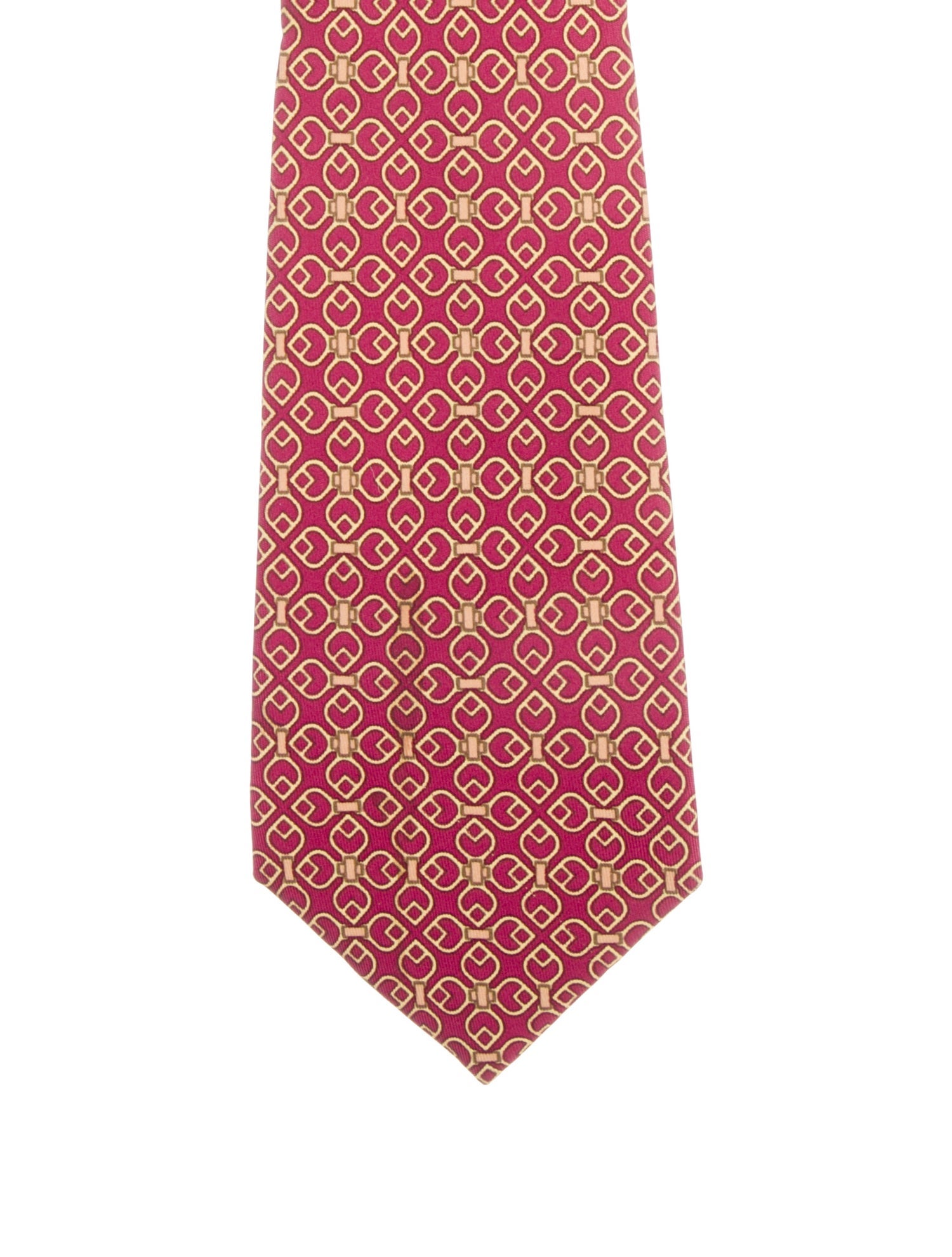 Hermès Printed Silk Tie