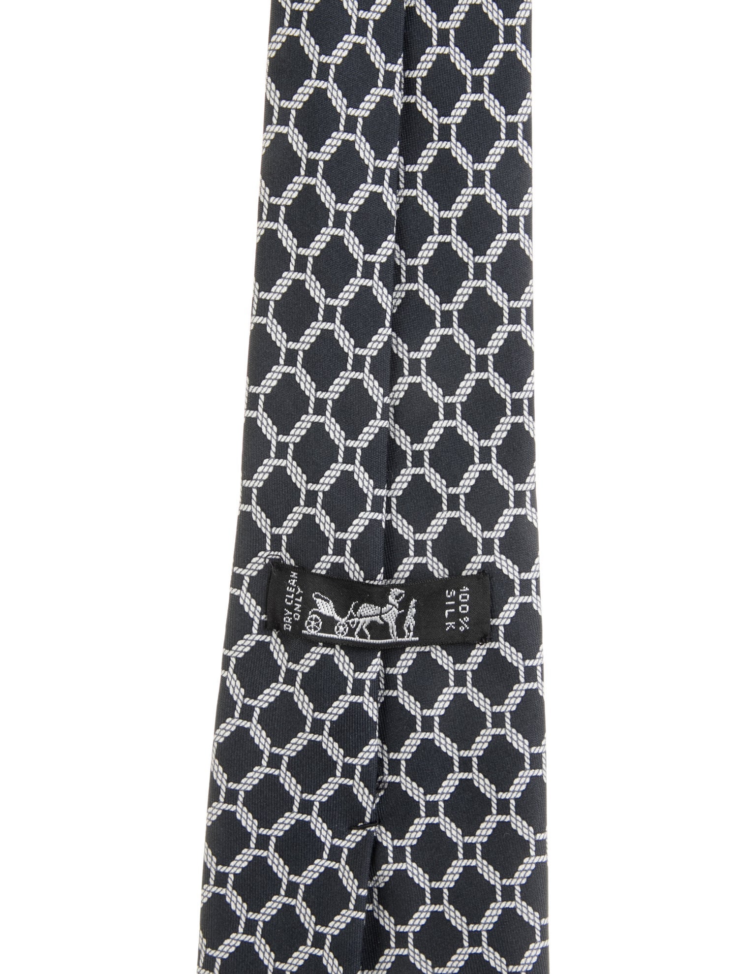 Hermès Silk Patterned Tie