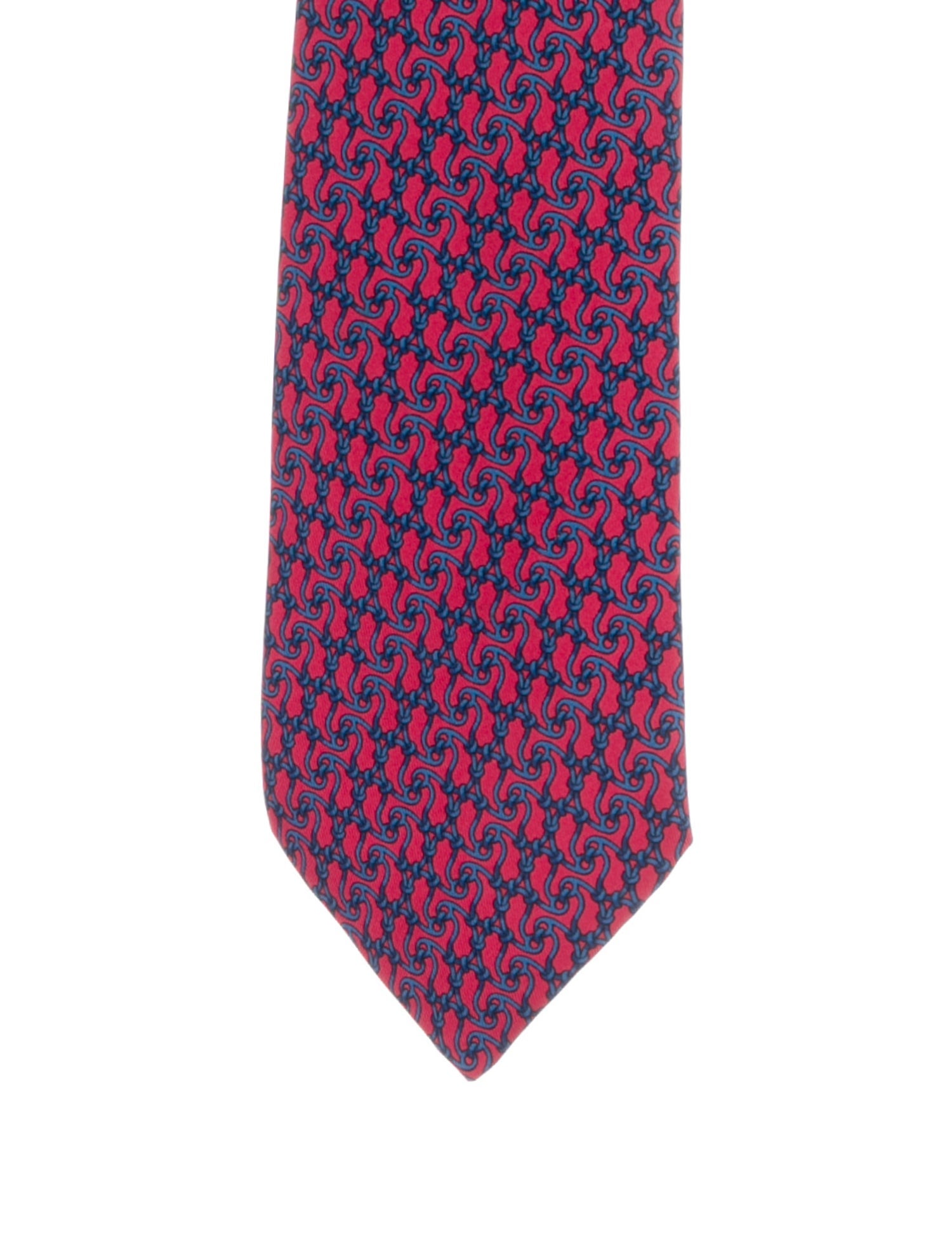 Hermès Silk Printed Tie