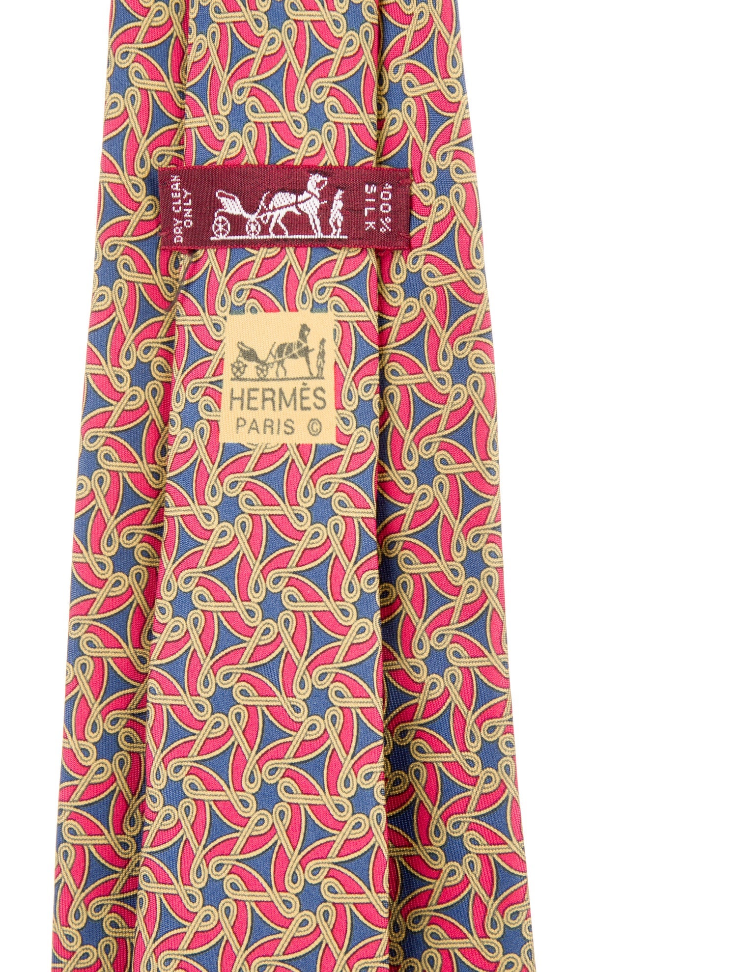 Hermès Silk Printed Tie