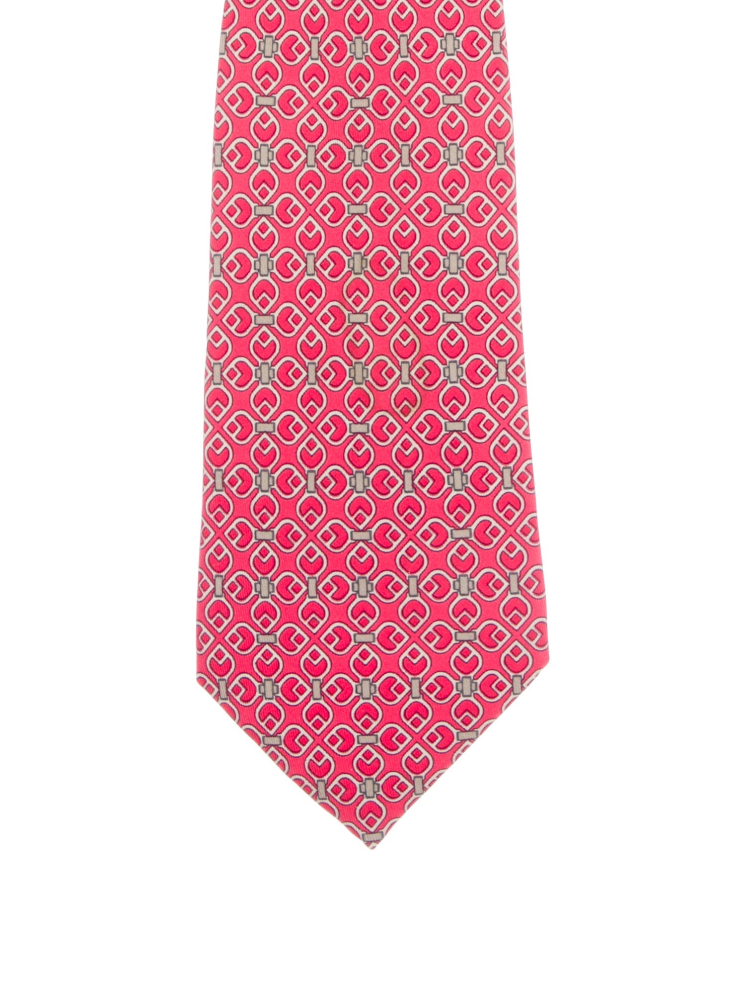 Hermès Silk Printed Tie