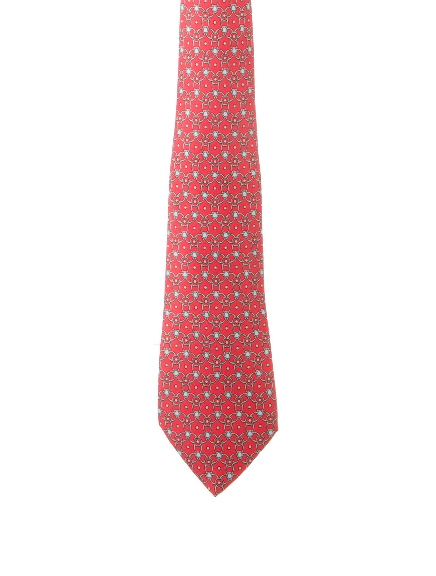 Hermès Printed Silk Tie