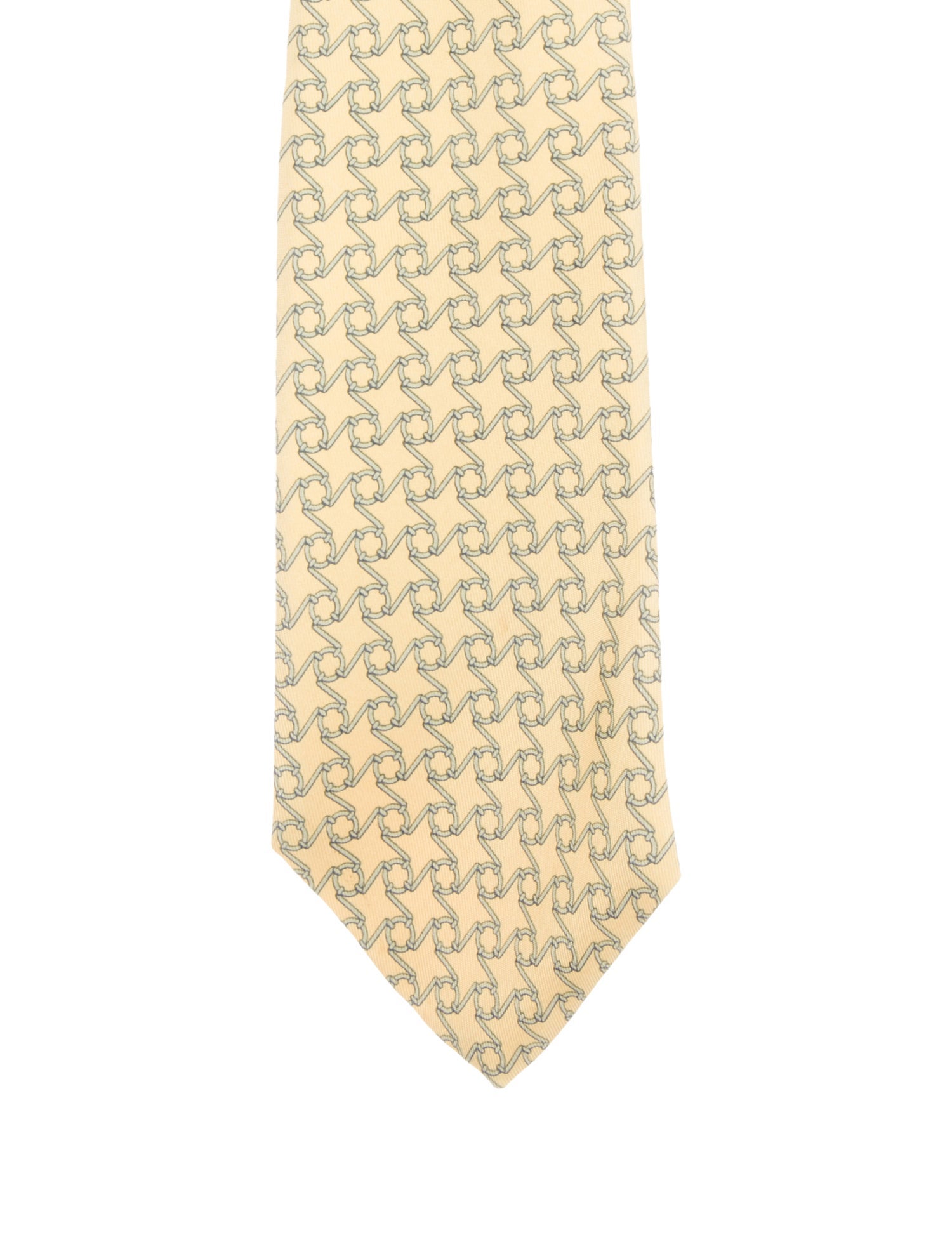 Hermès Printed Silk Tie