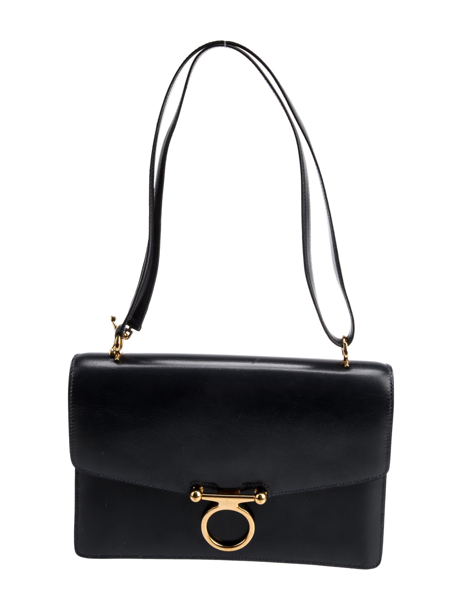 Hermès 1985 Box Sac Ring Shoulder Bag