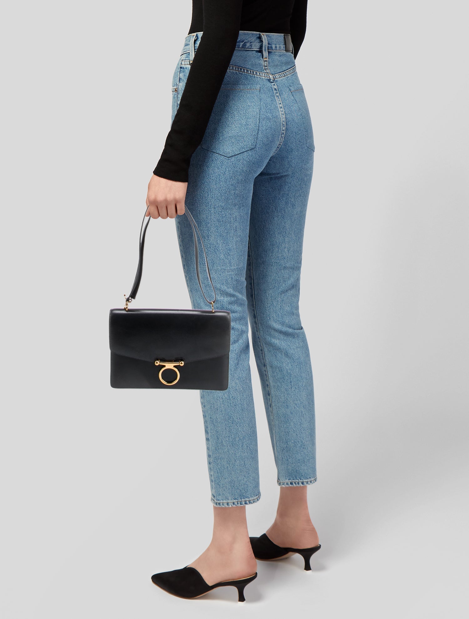 Hermès 1985 Box Sac Ring Shoulder Bag