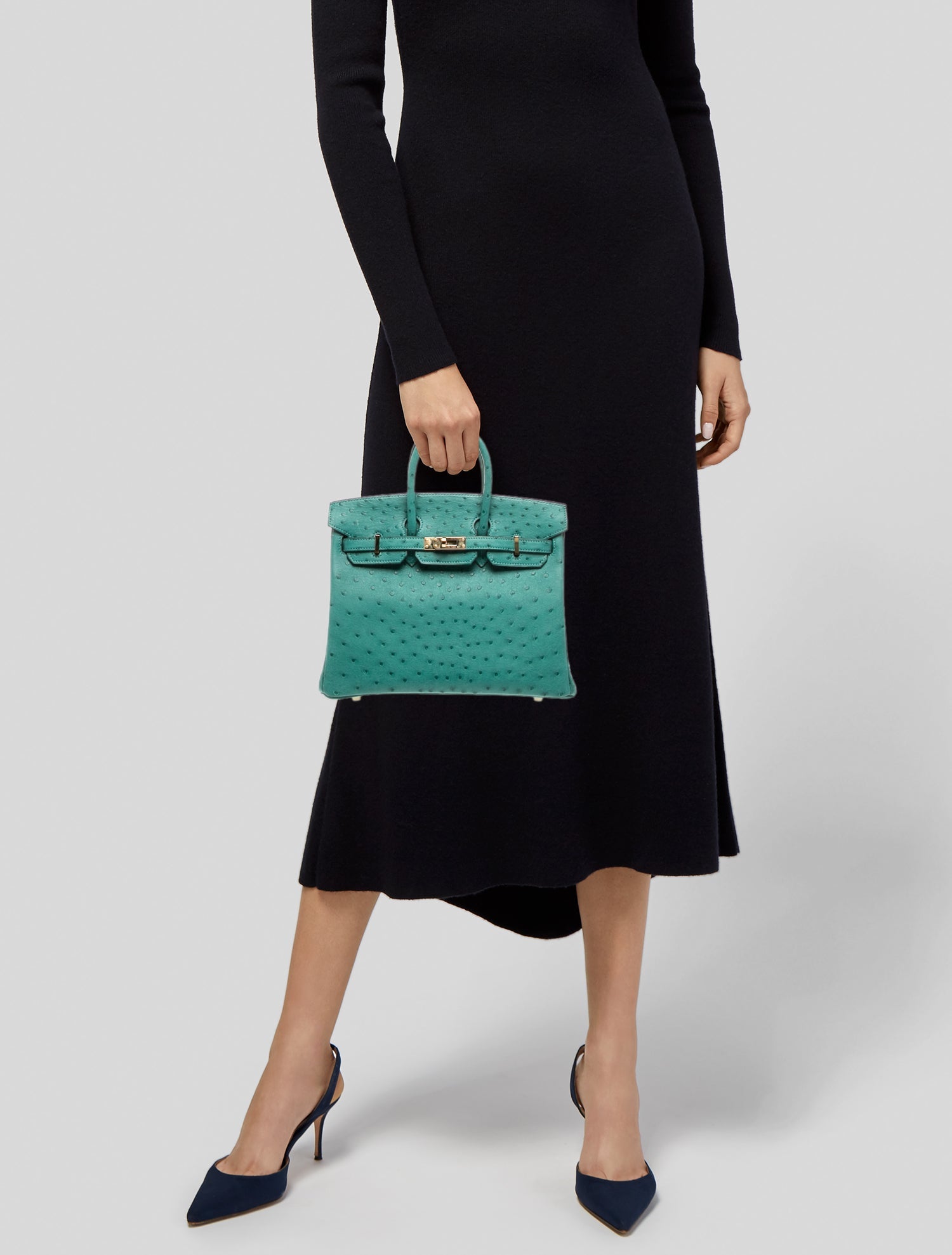 Hermès 2022 Ostrich Birkin 25