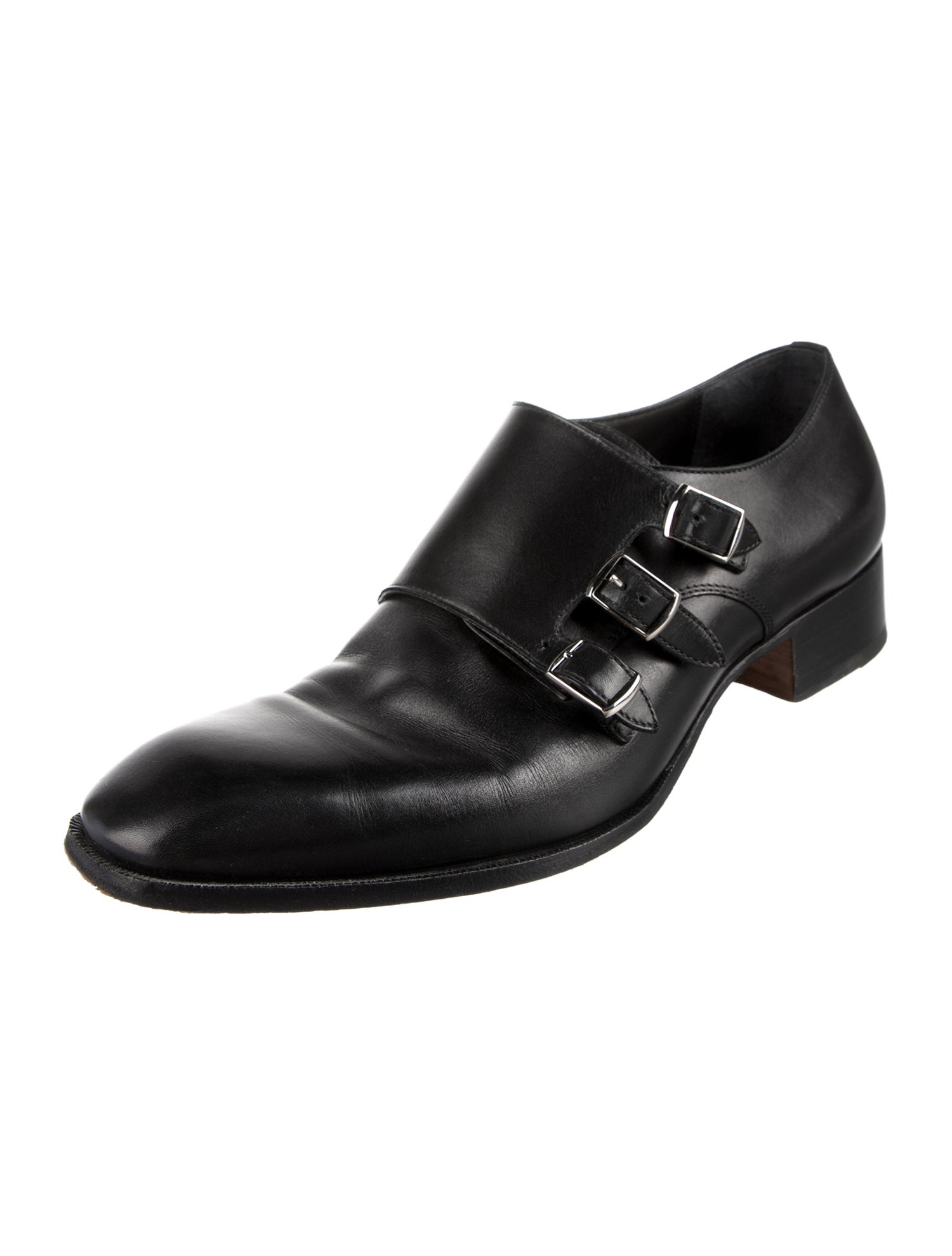 Hermès Keneth Leather Monk Straps