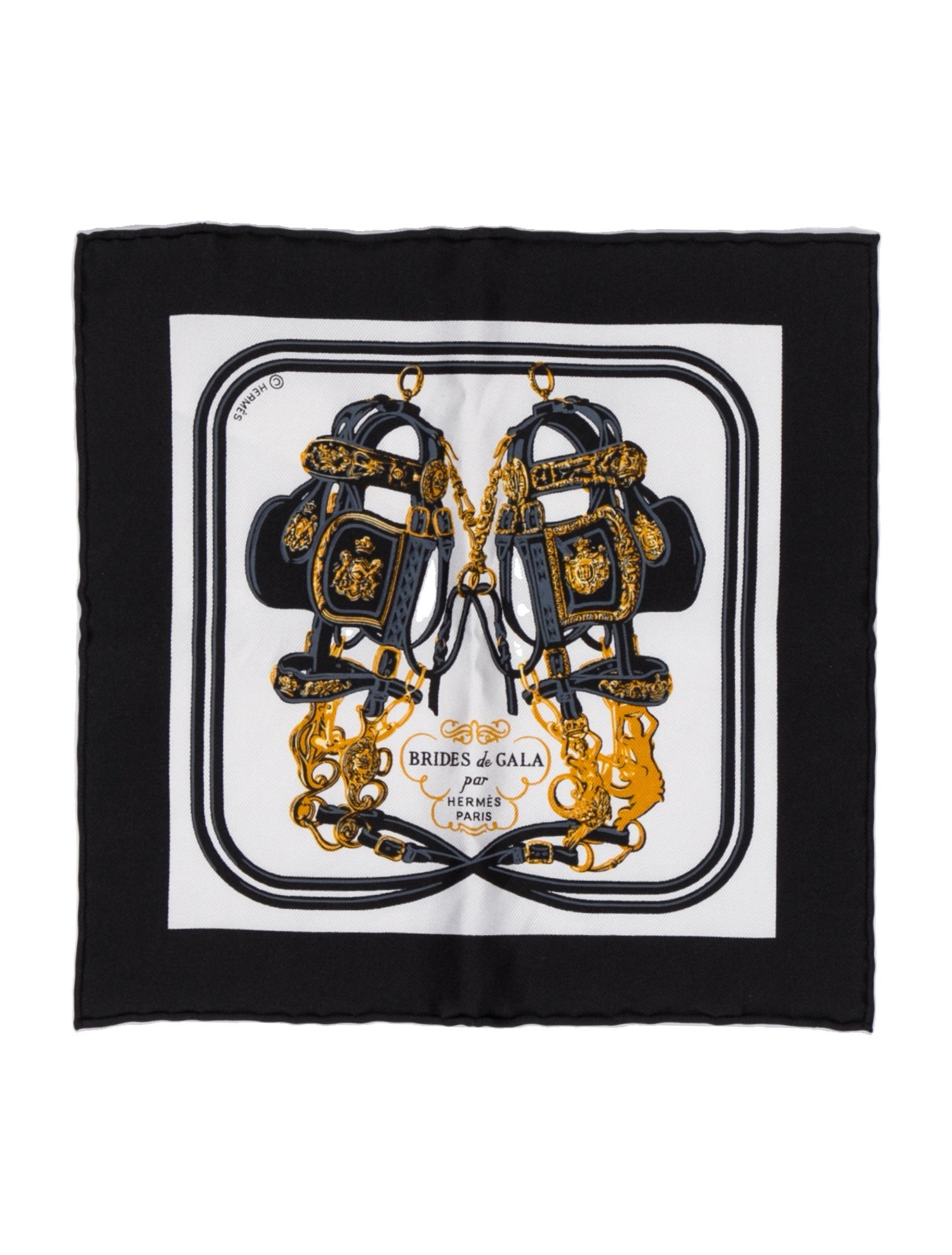 Hermès Brides de Gala Nano Silk Scarf