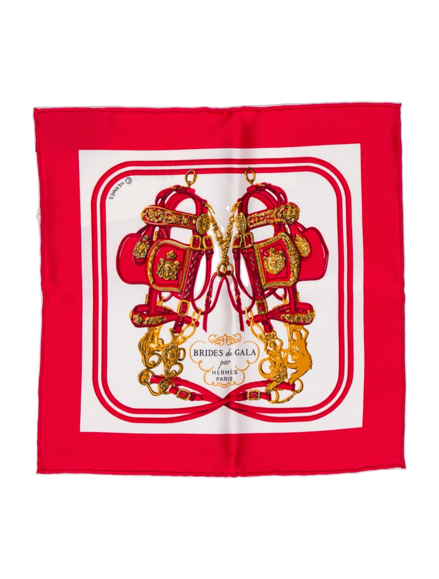 Hermès Brides de Gala Nano Silk Scarf