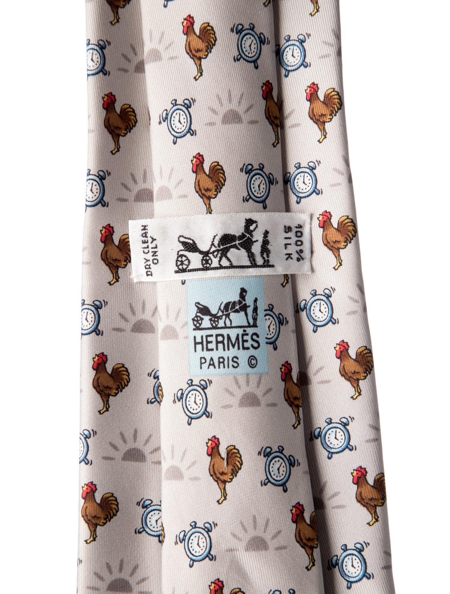 Hermès Mens' silk tie