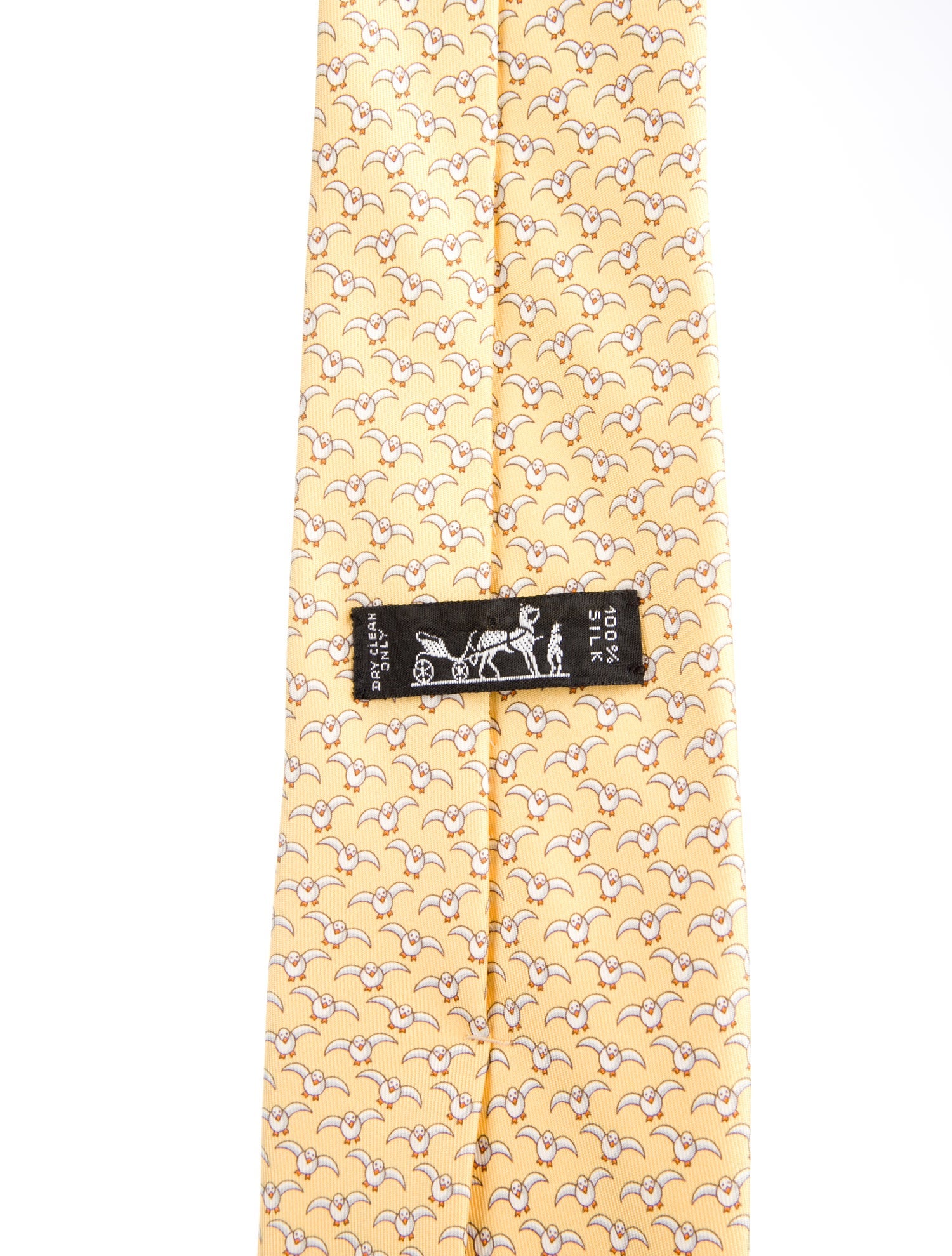 Hermès Silk Printed Tie