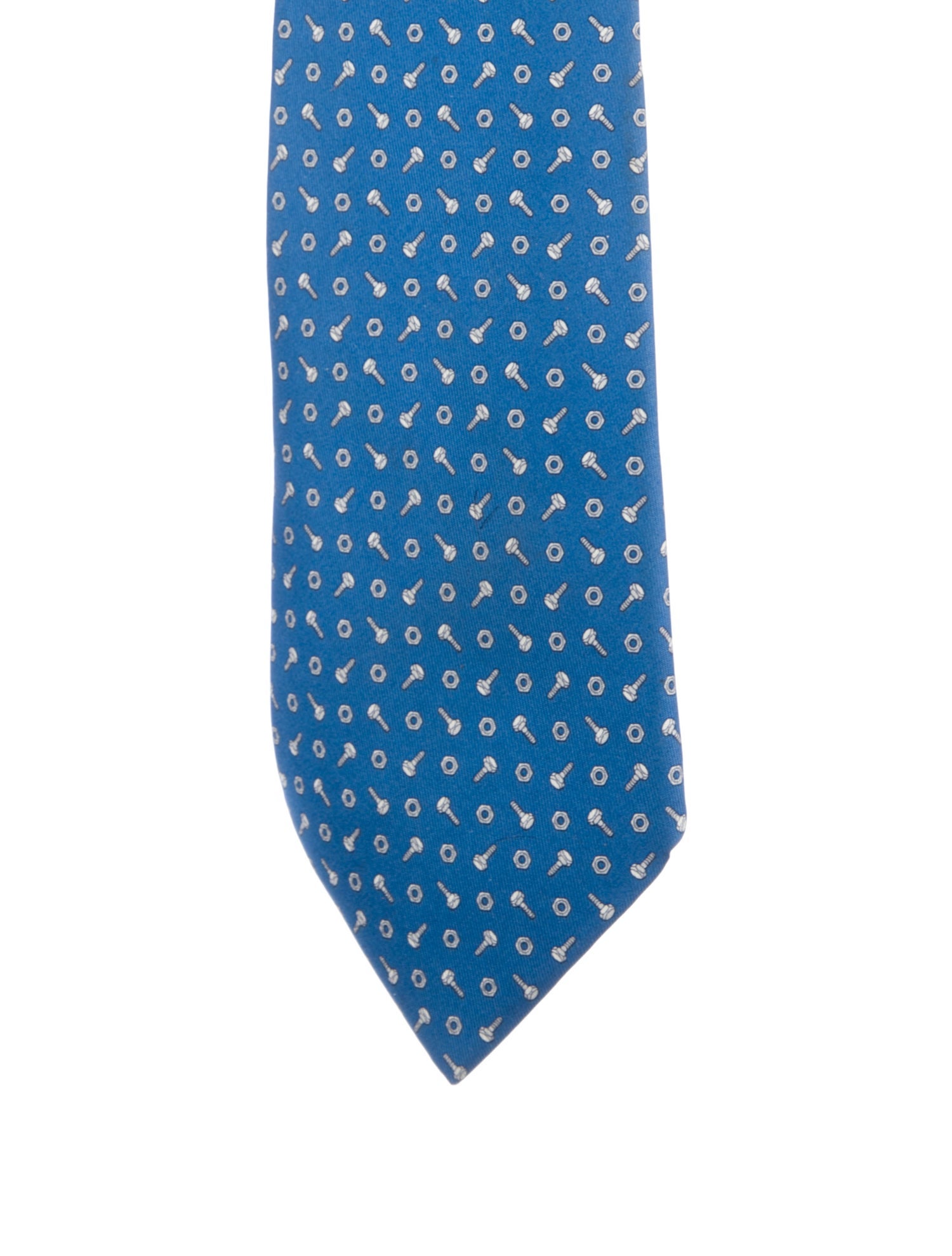 Hermès Silk Printed Tie