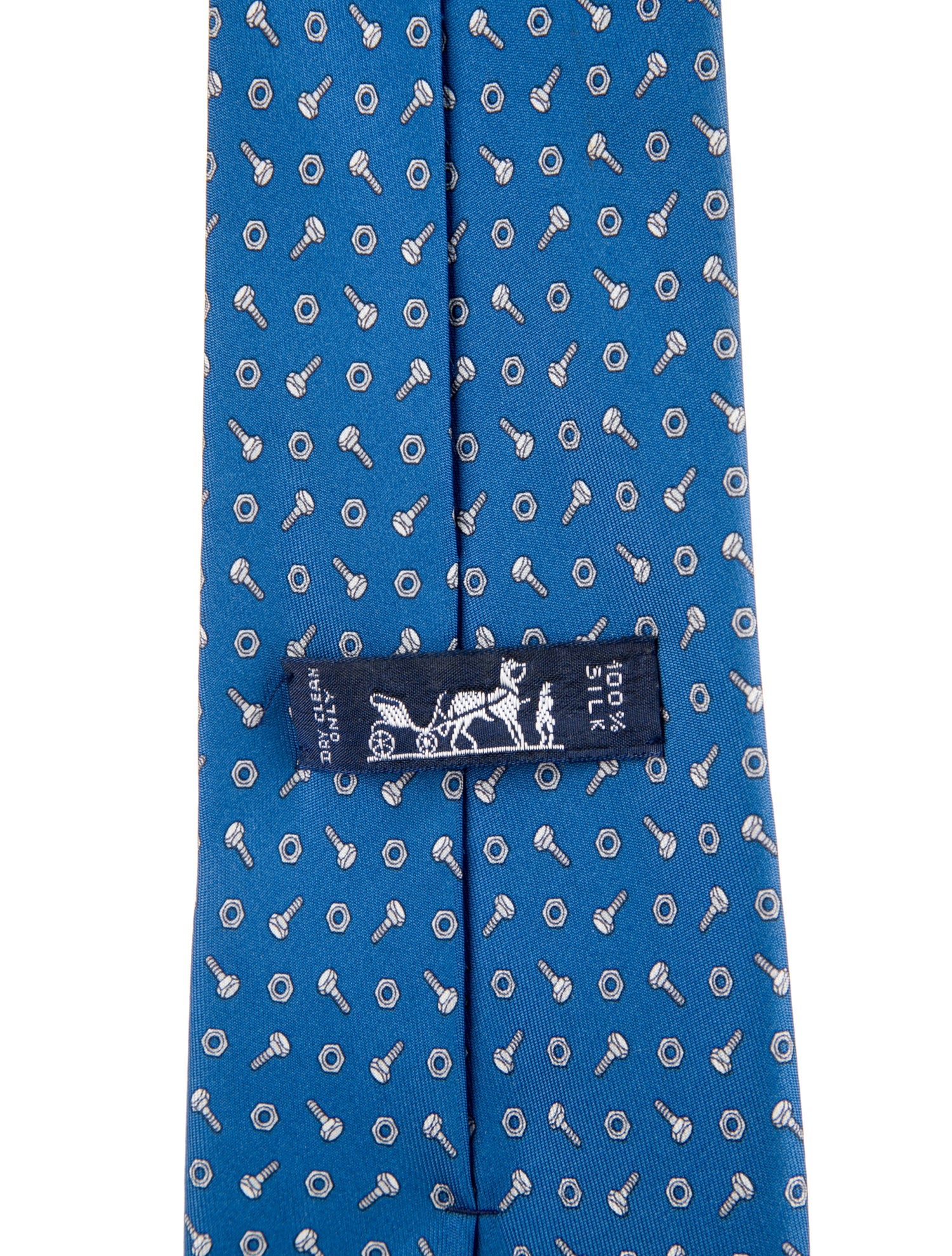 Hermès Silk Printed Tie