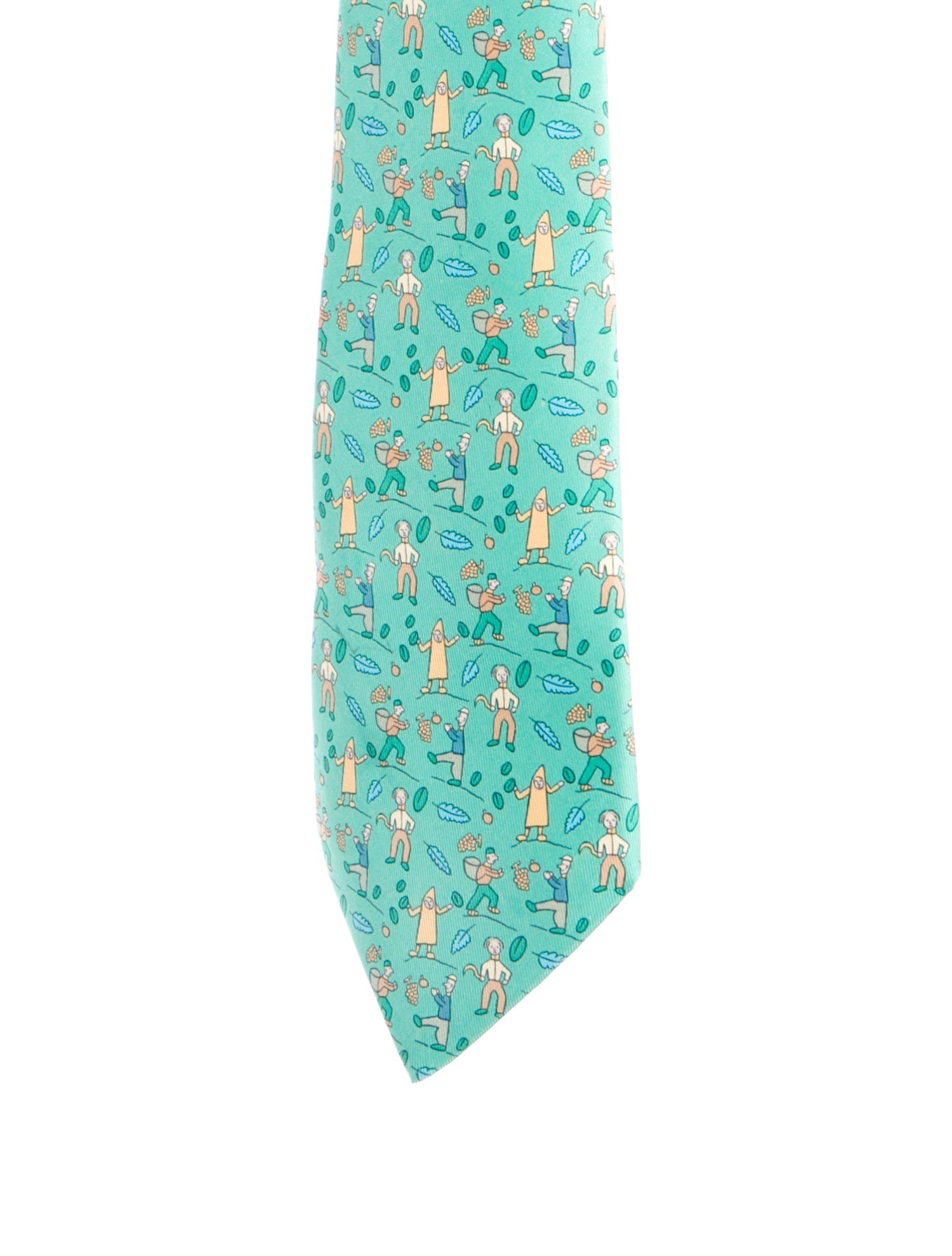 Hermès Silk Pattern Tie