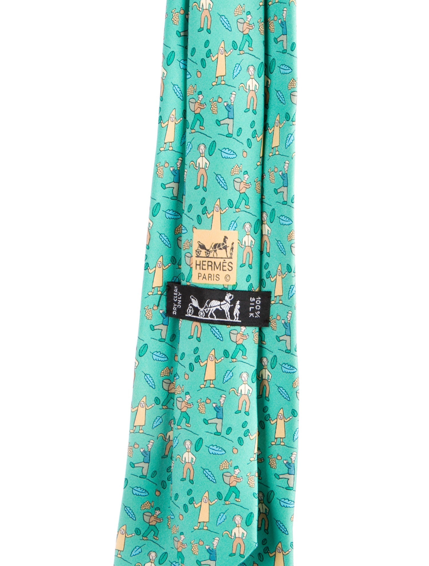 Hermès Silk Pattern Tie