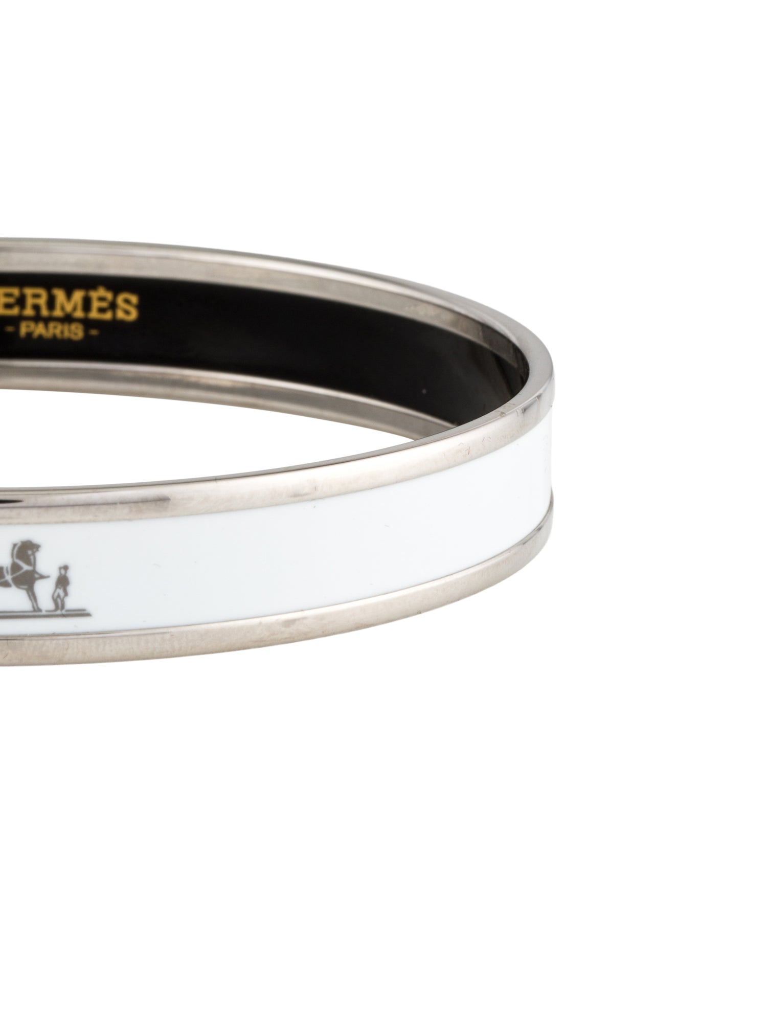 Enamel Narrow Bangle Bracelet