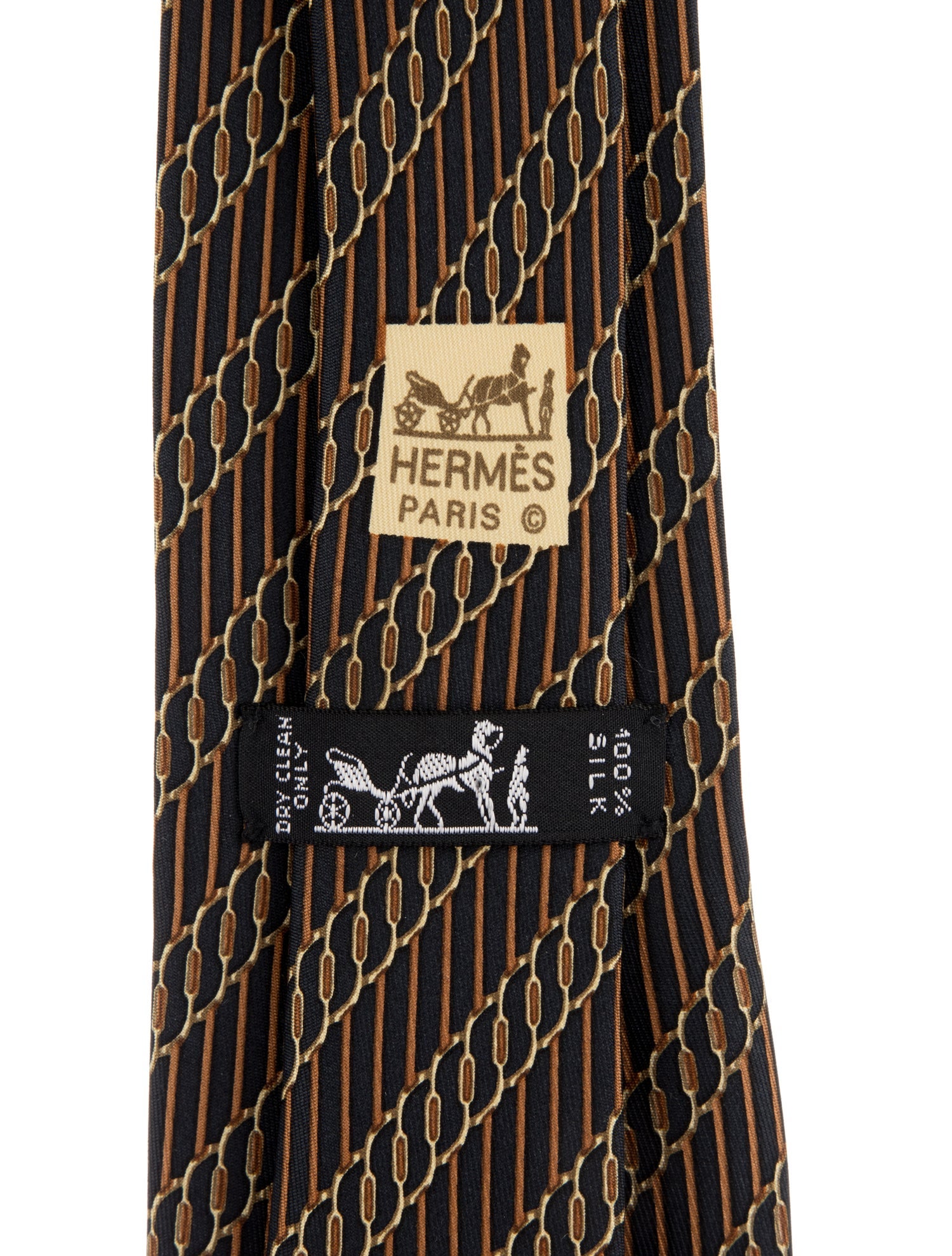 Hermès Silk Patterned Tie