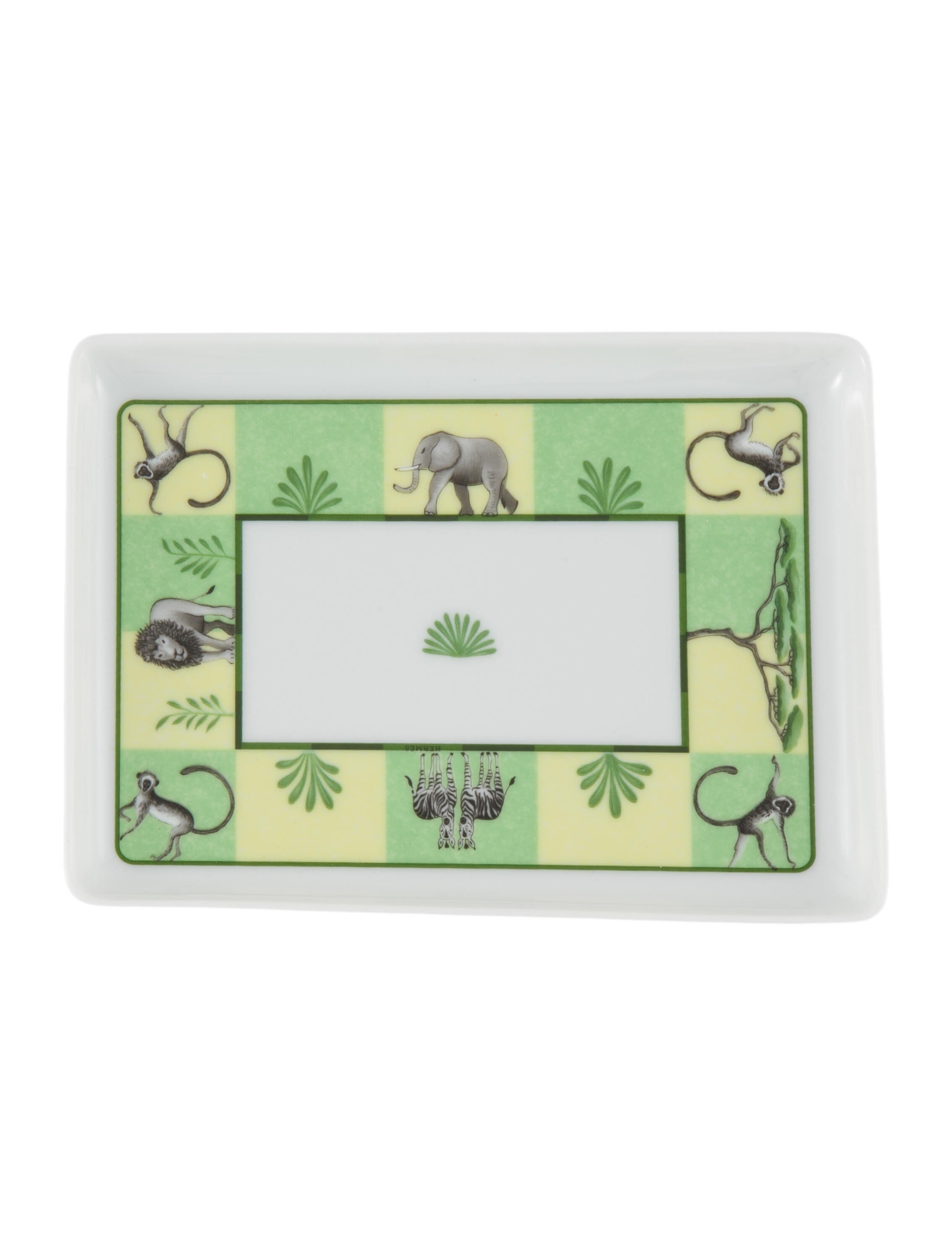 Hermès Porcelain Africa Tray