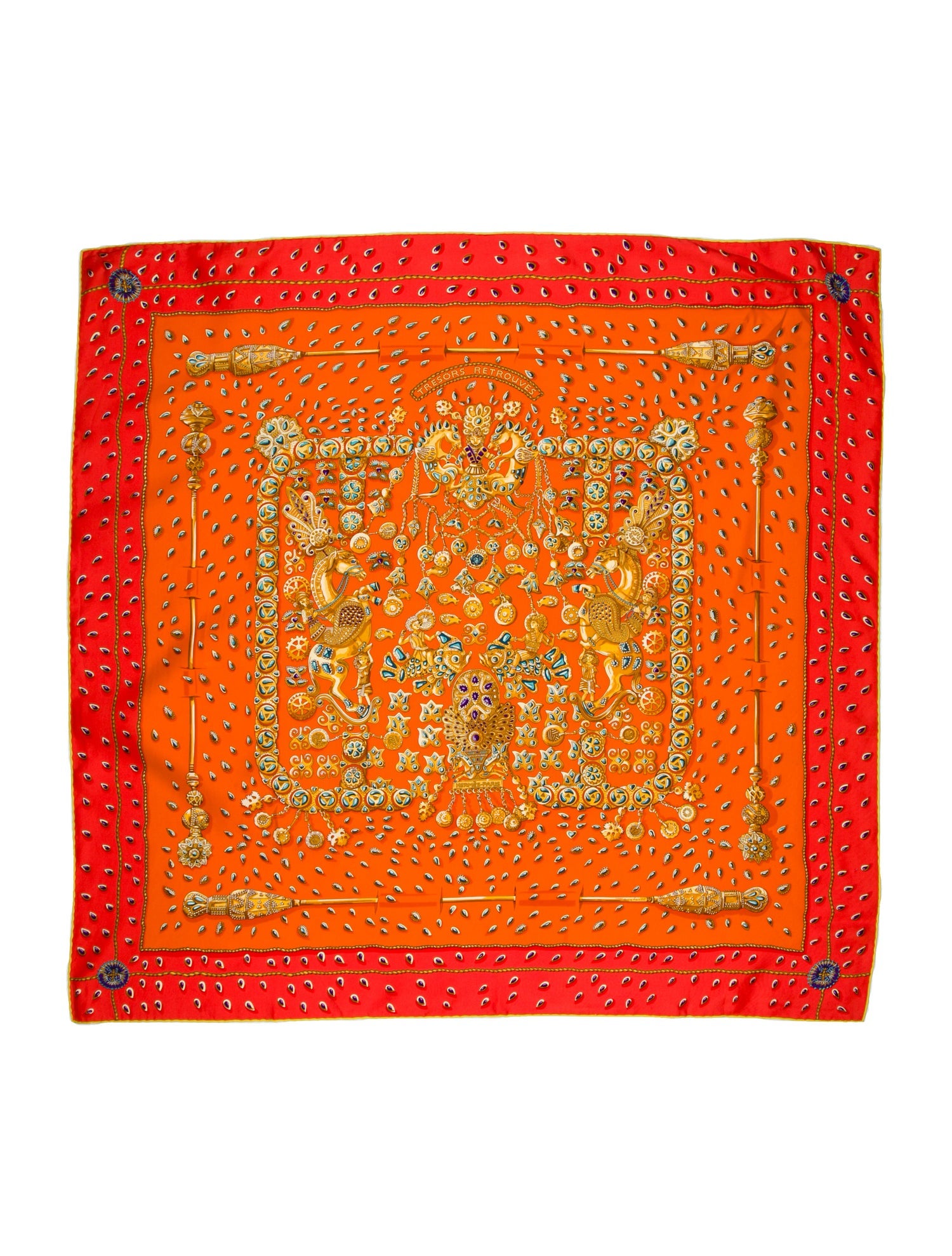 Hermès Tresors Retrouves Silk Scarf