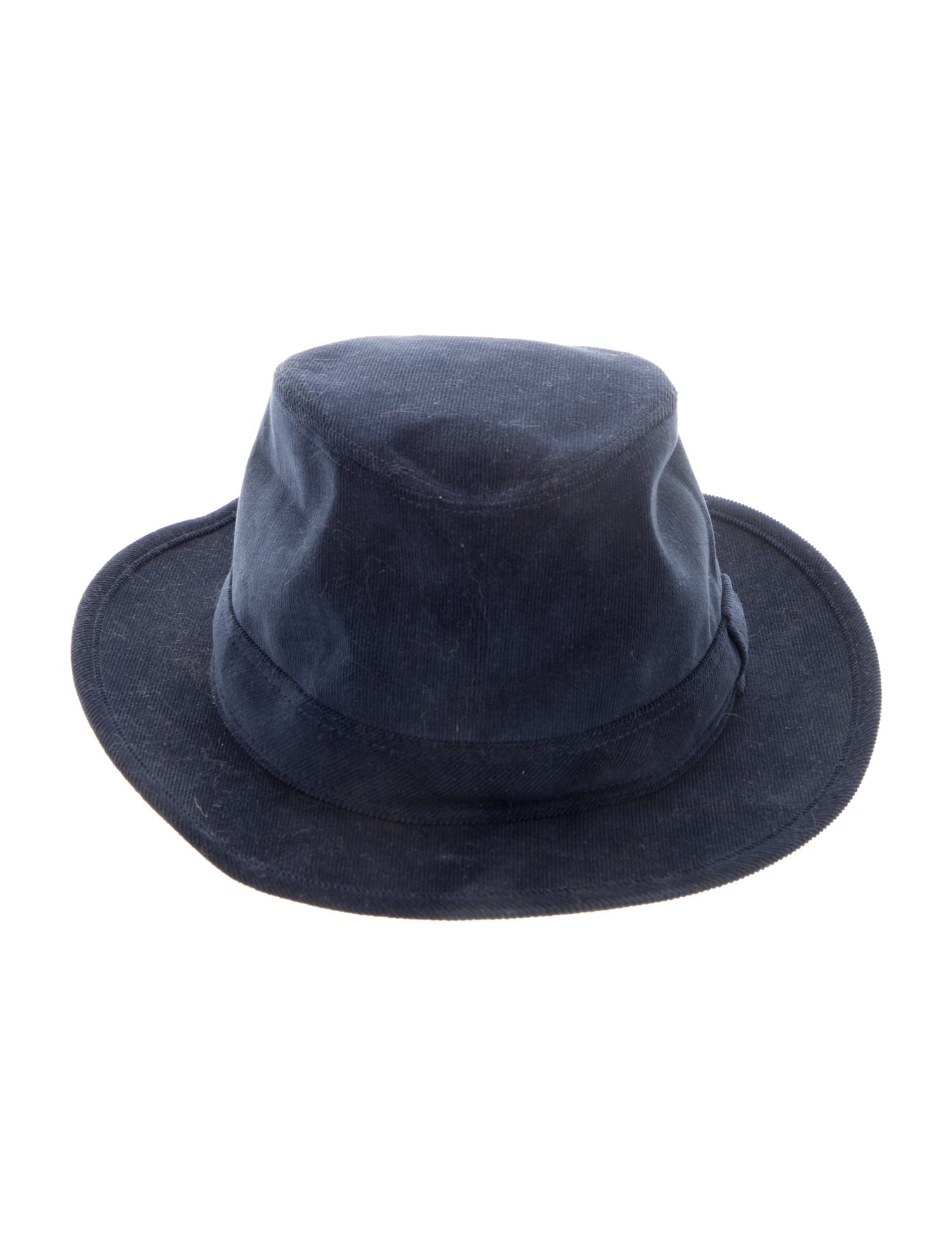 Hermès Corduroy Fedora Hat
