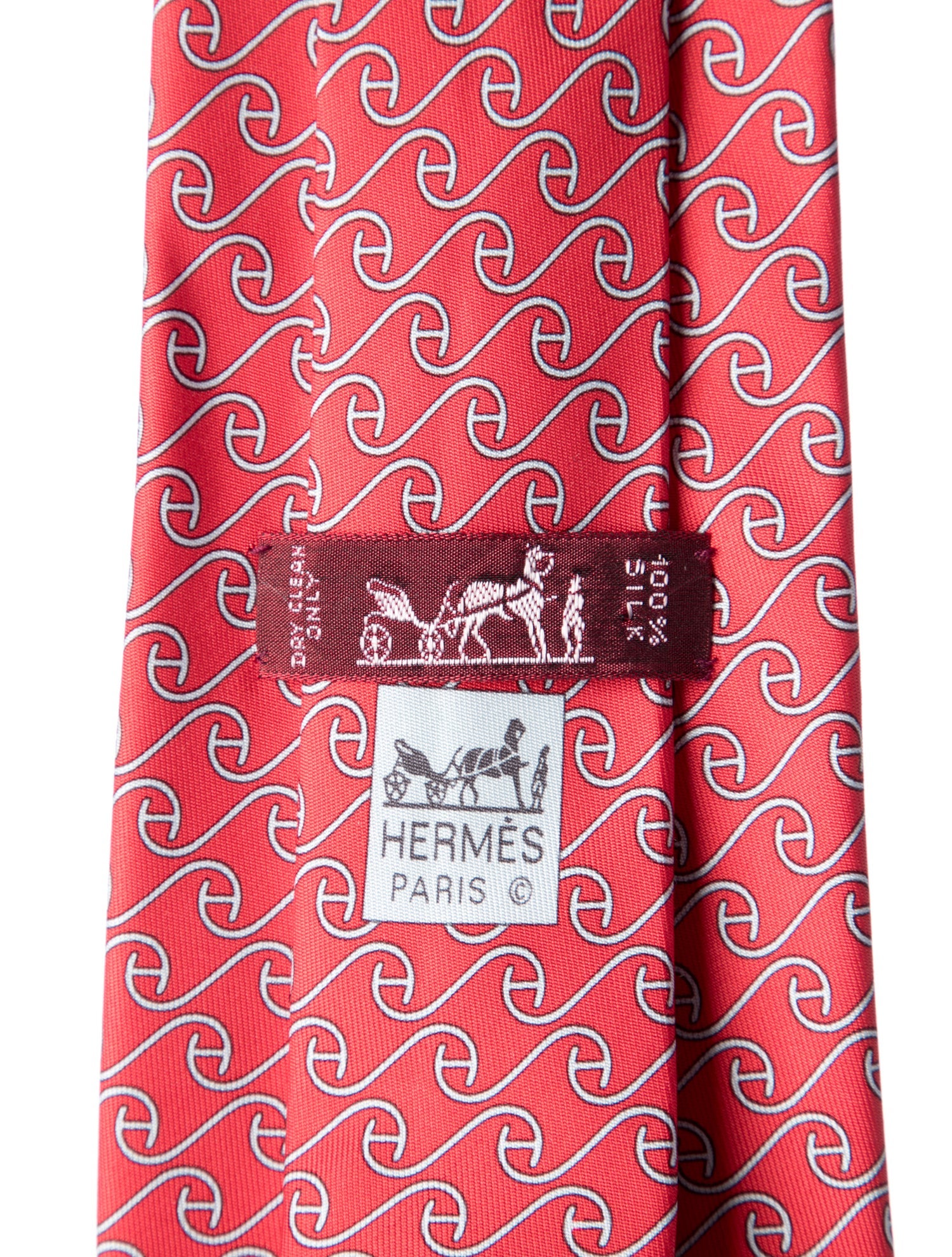 Hermès Silk Patterned Tie