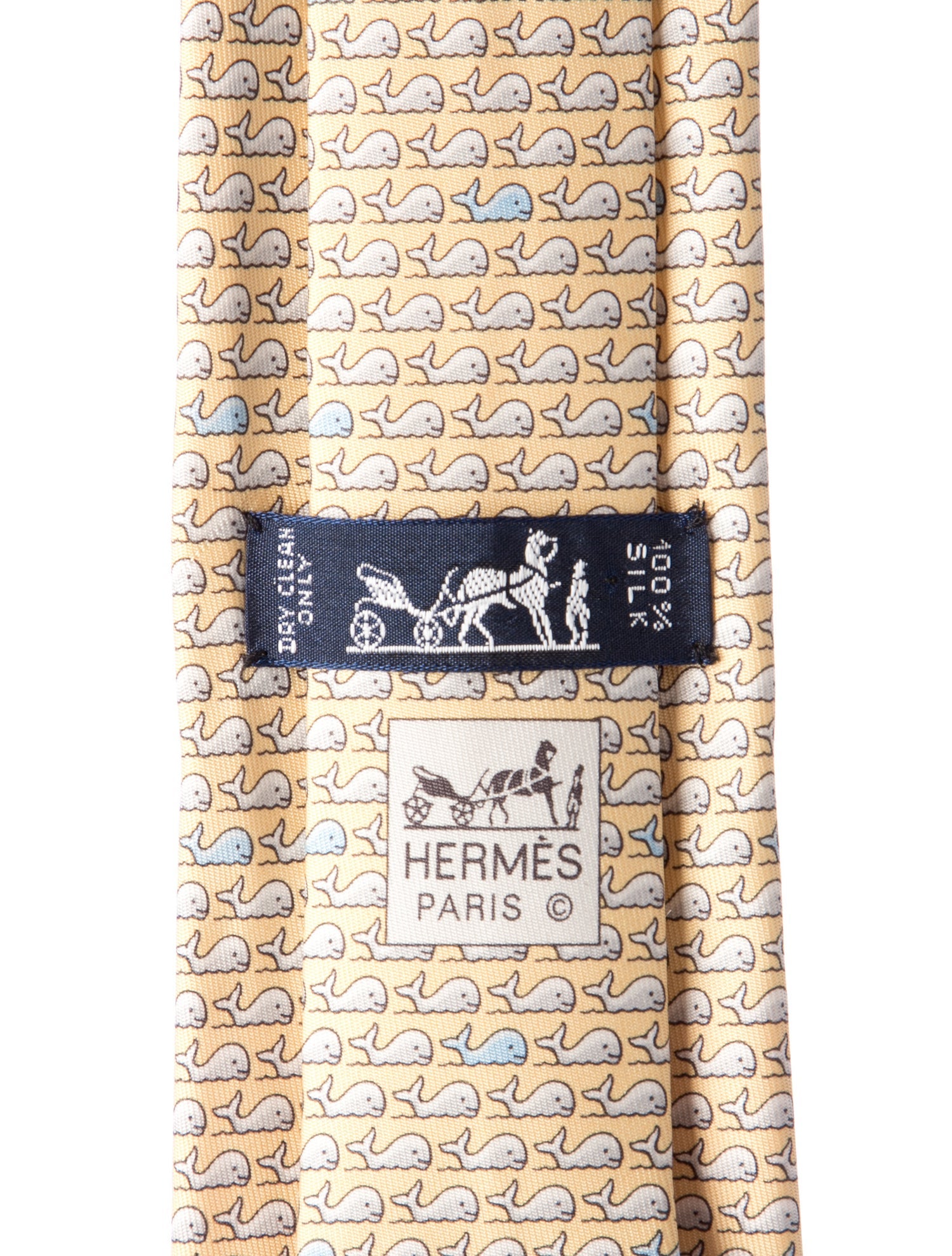 Hermès Silk Patterned Tie