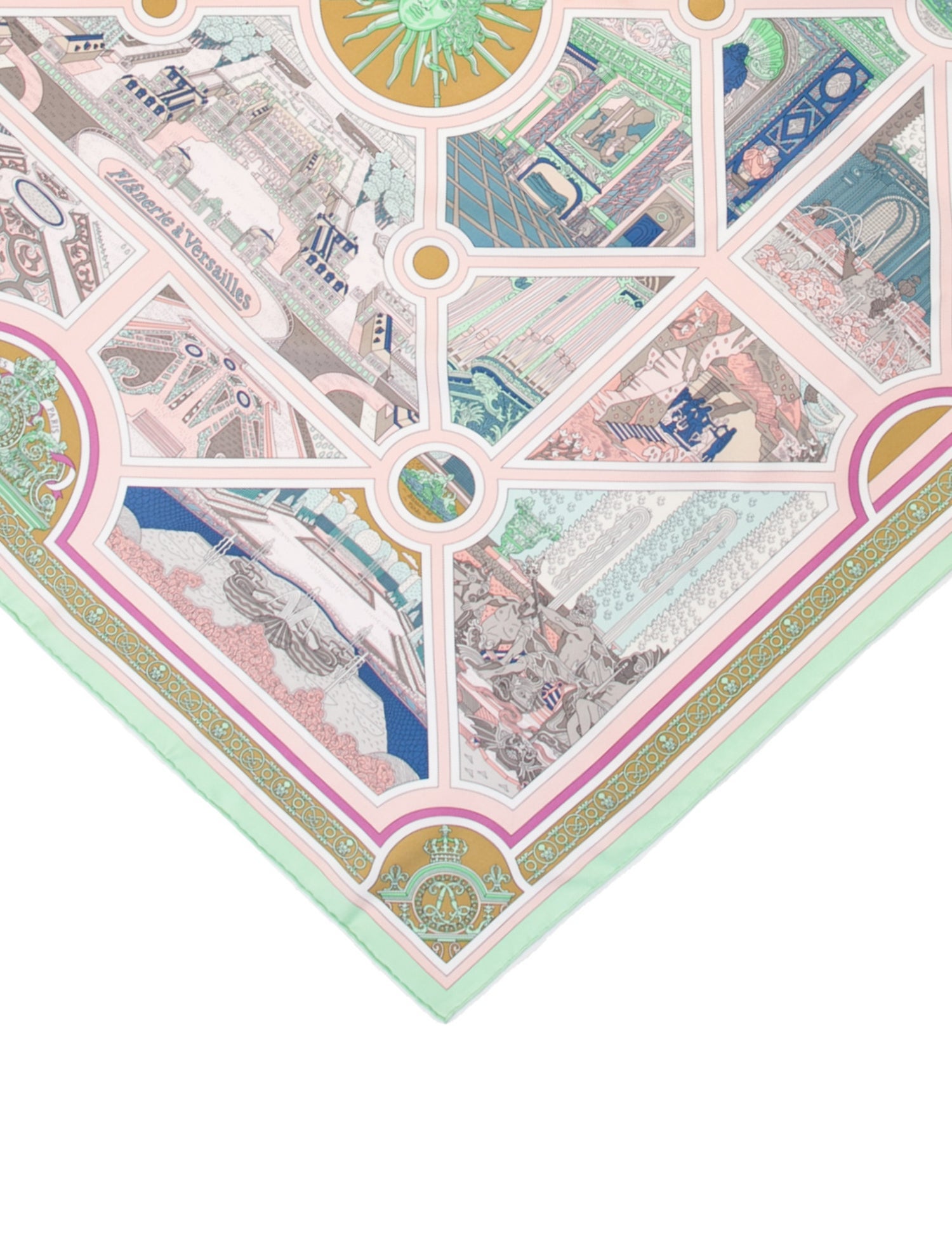 Hermès Flânerie à Versailles Silk Scarf