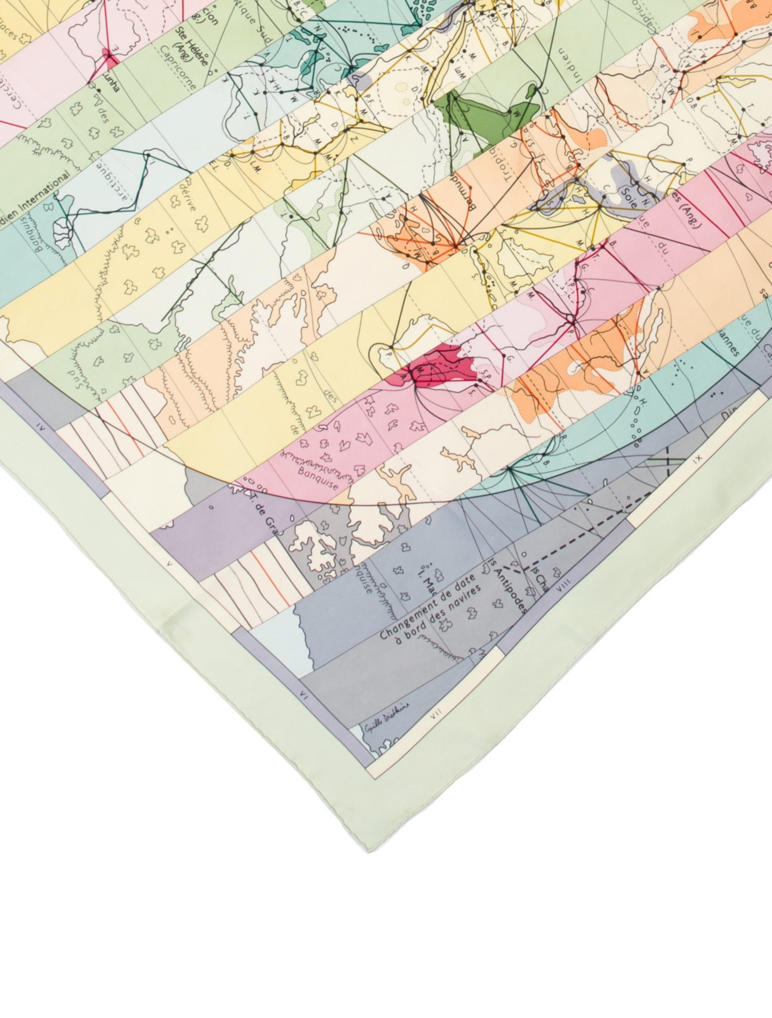 Hermès Le Monde Est Vaste Silk Scarf