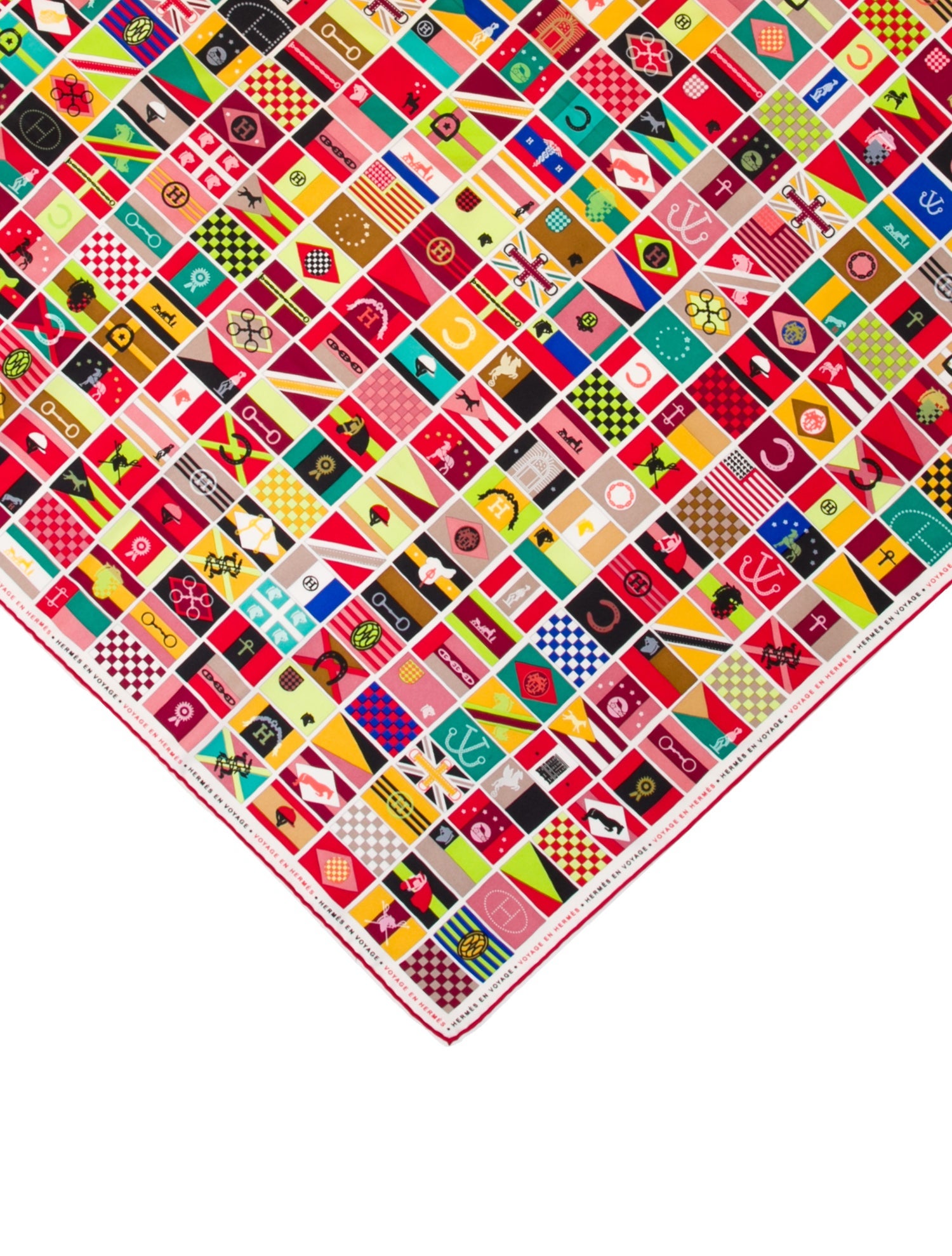 Hermès Voyage en Hermès Silk Scarf