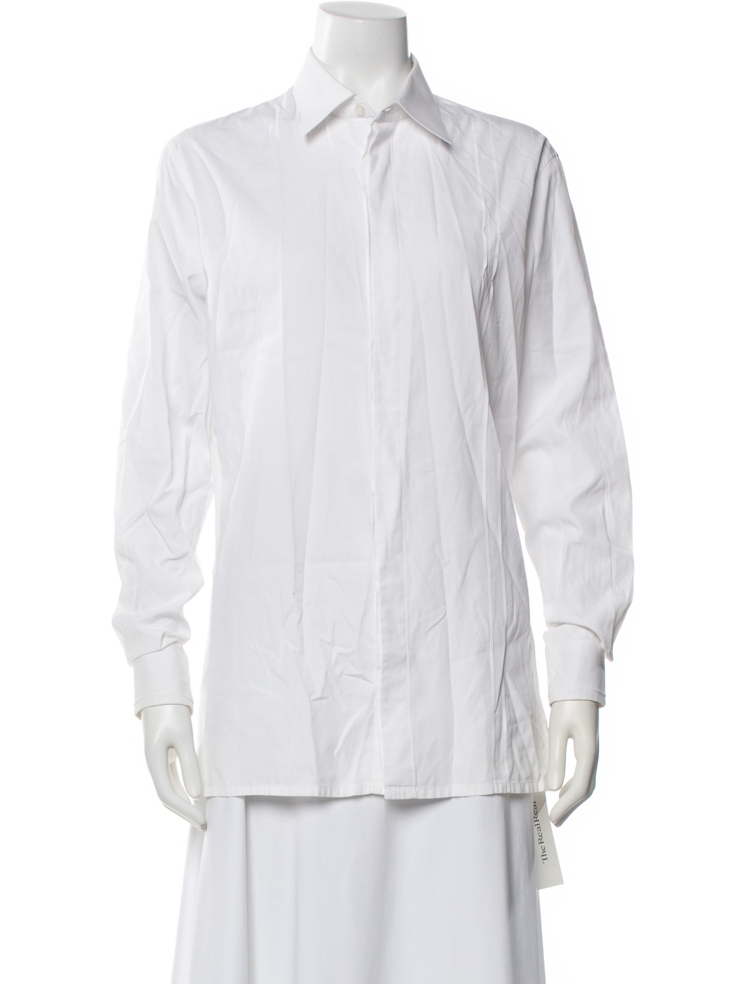 Hermès Striped Long Sleeve Dress Shirt