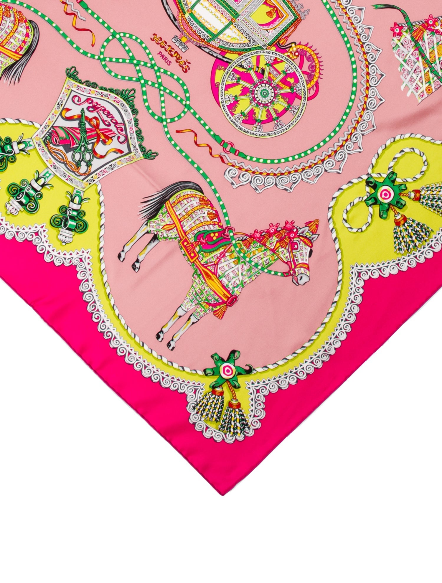 Hermès Paperoles Silk Scarf w/ Tags