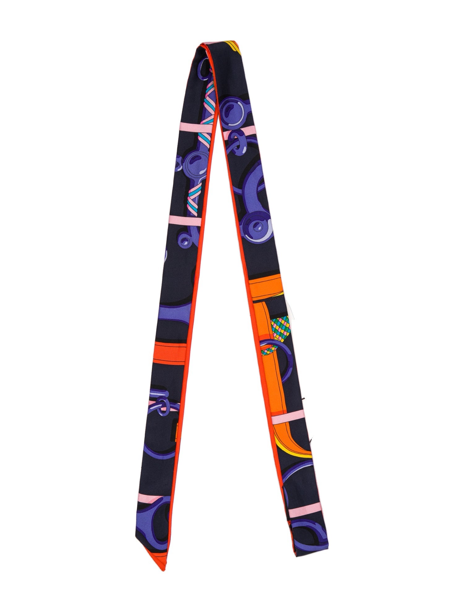 Hermès Panoplie Equestre Twillon Silk Twilly Scarf