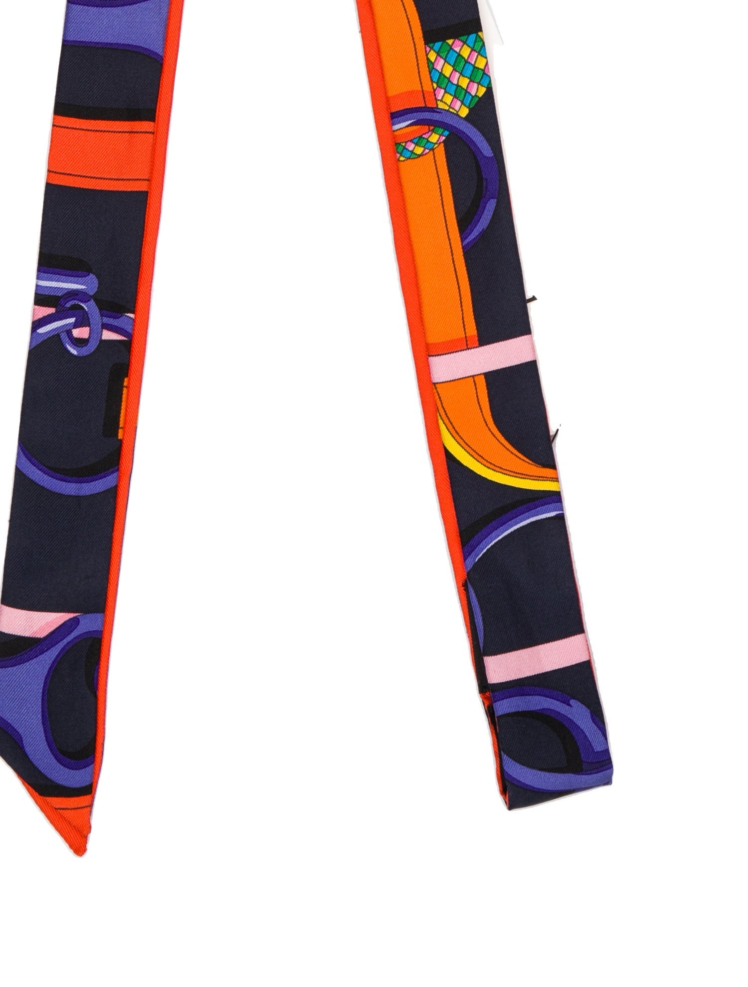Hermès Panoplie Equestre Twillon Silk Twilly Scarf