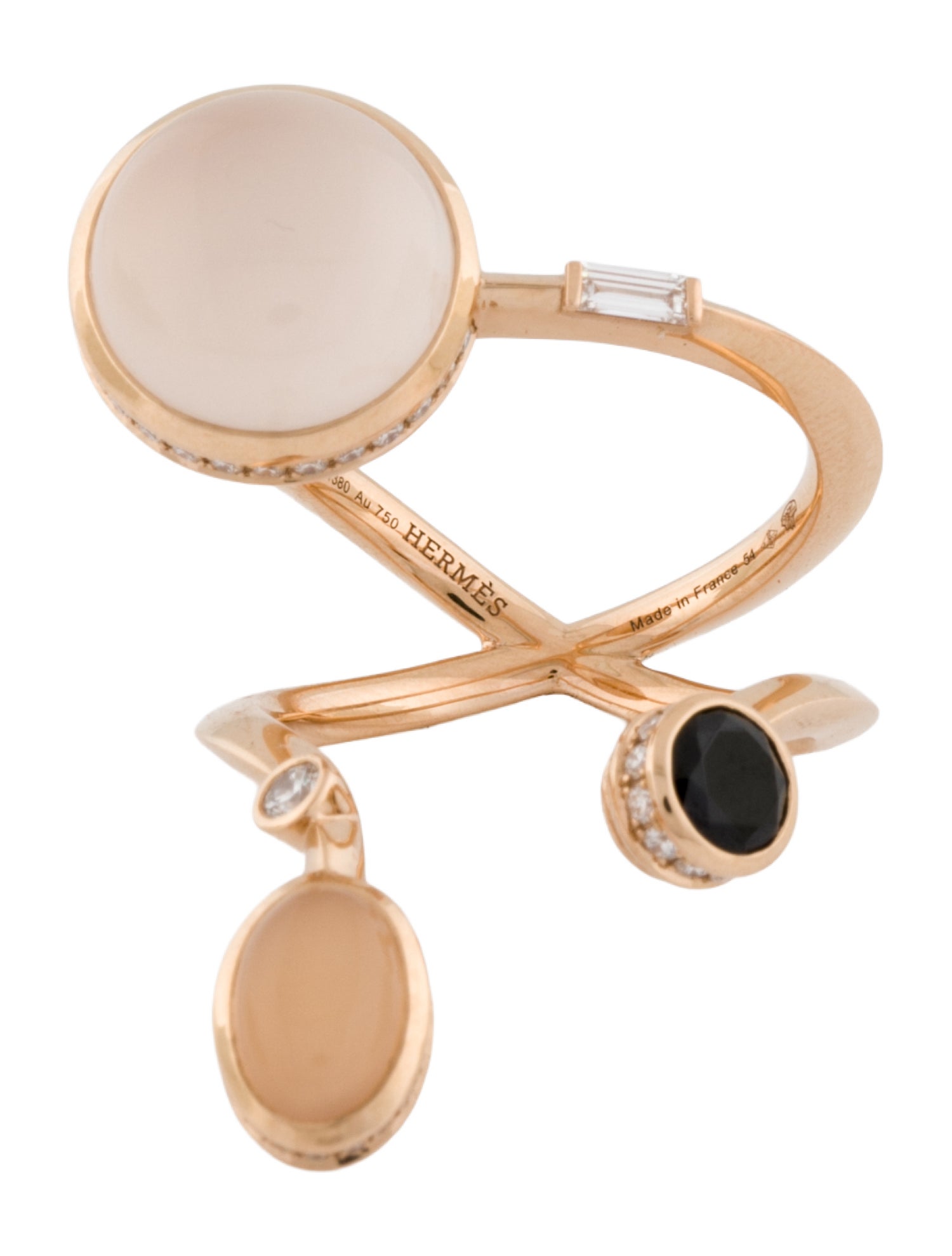 Hermès 18K Planètes & Météores Cocktail Ring